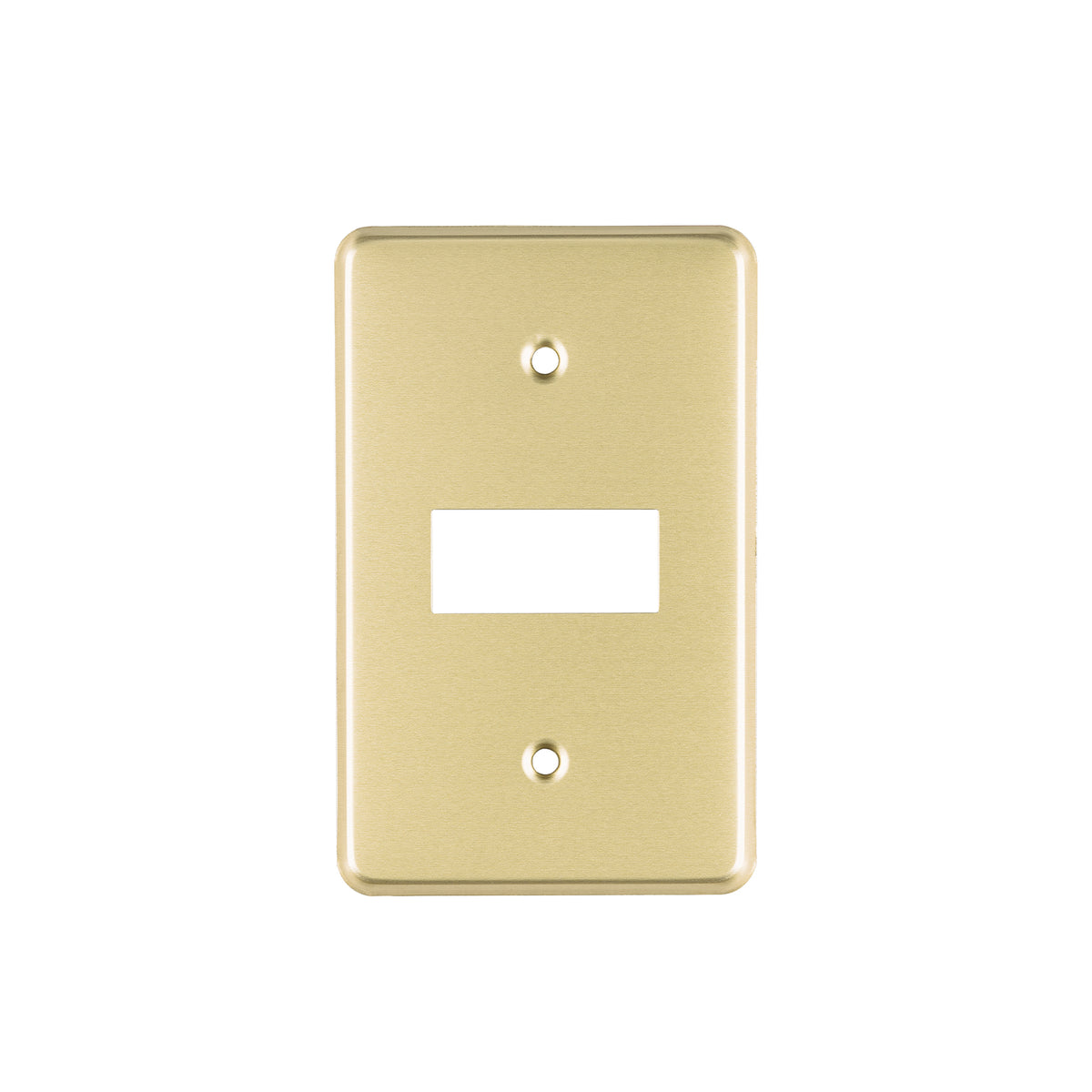 Placa 1 módulo, de aluminio, línea Económica