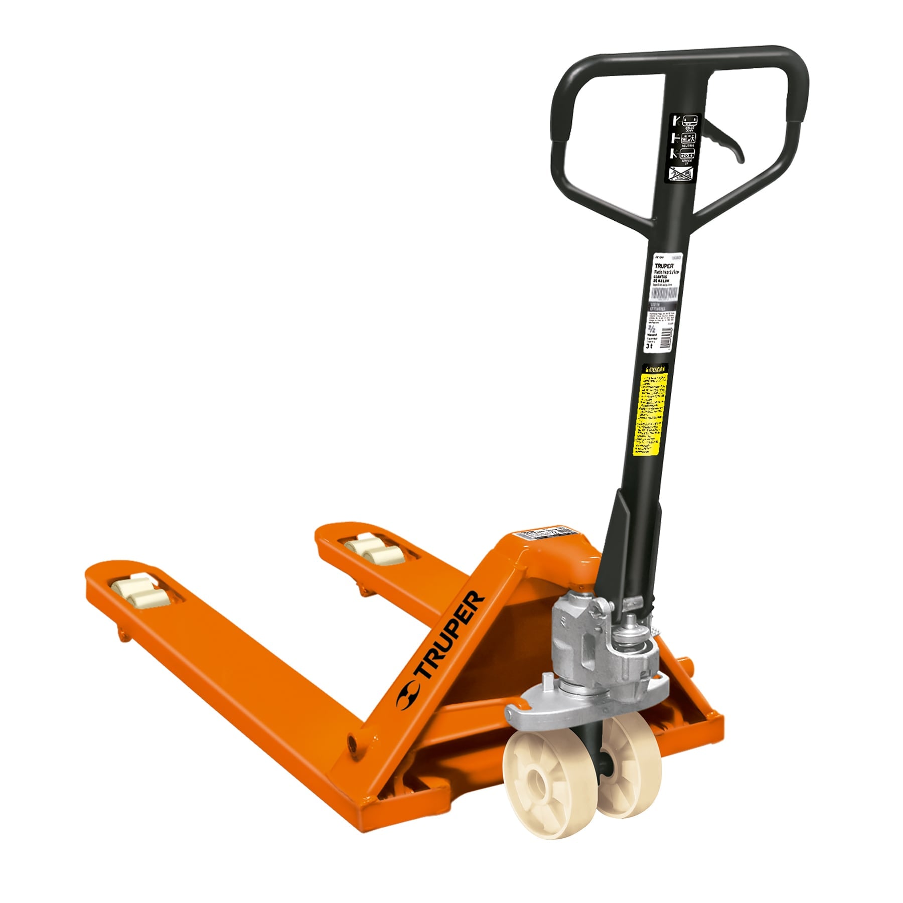 Patín traspaleta 3 ton. Ruedas de naylon