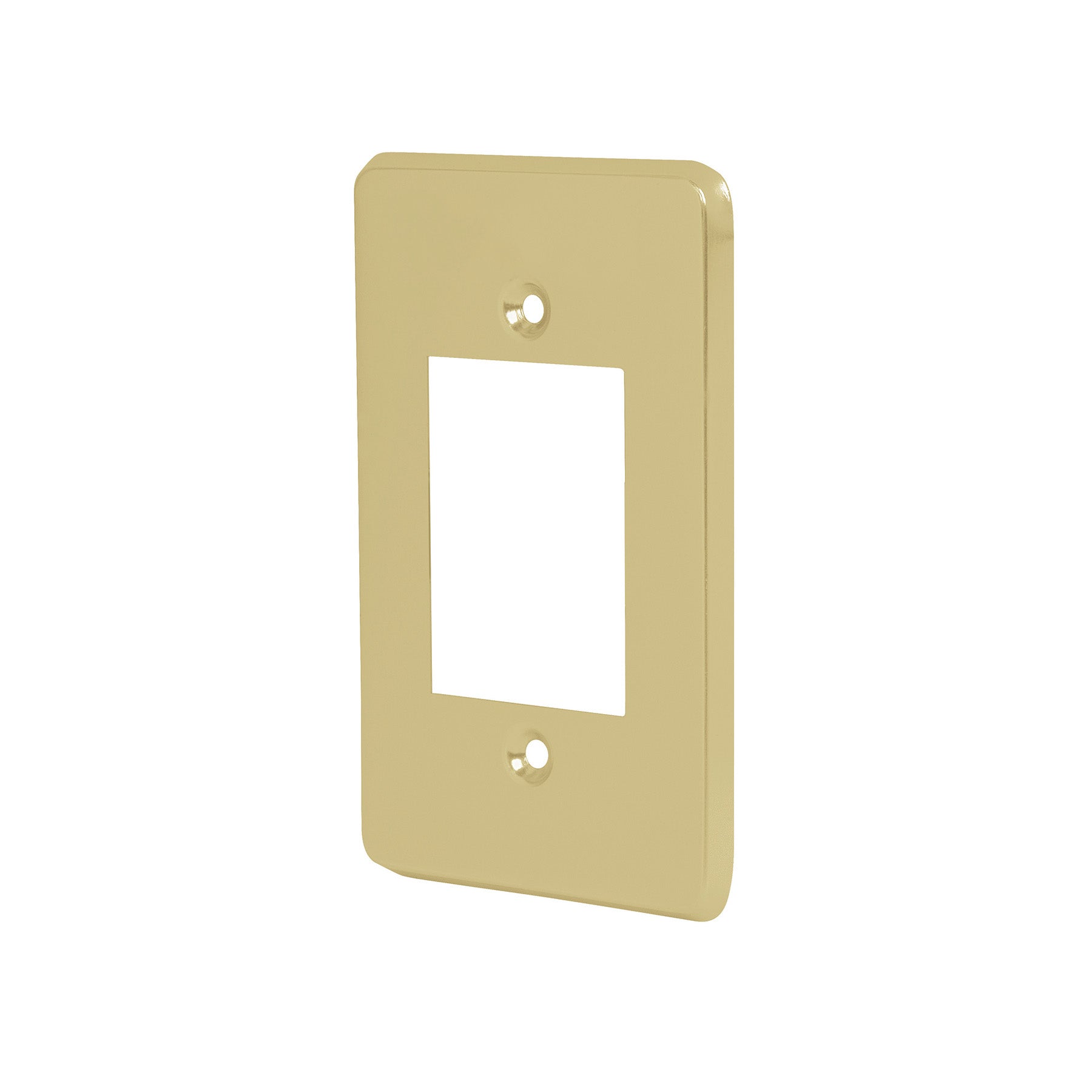 Placa 3 módulos, de aluminio, línea Económica