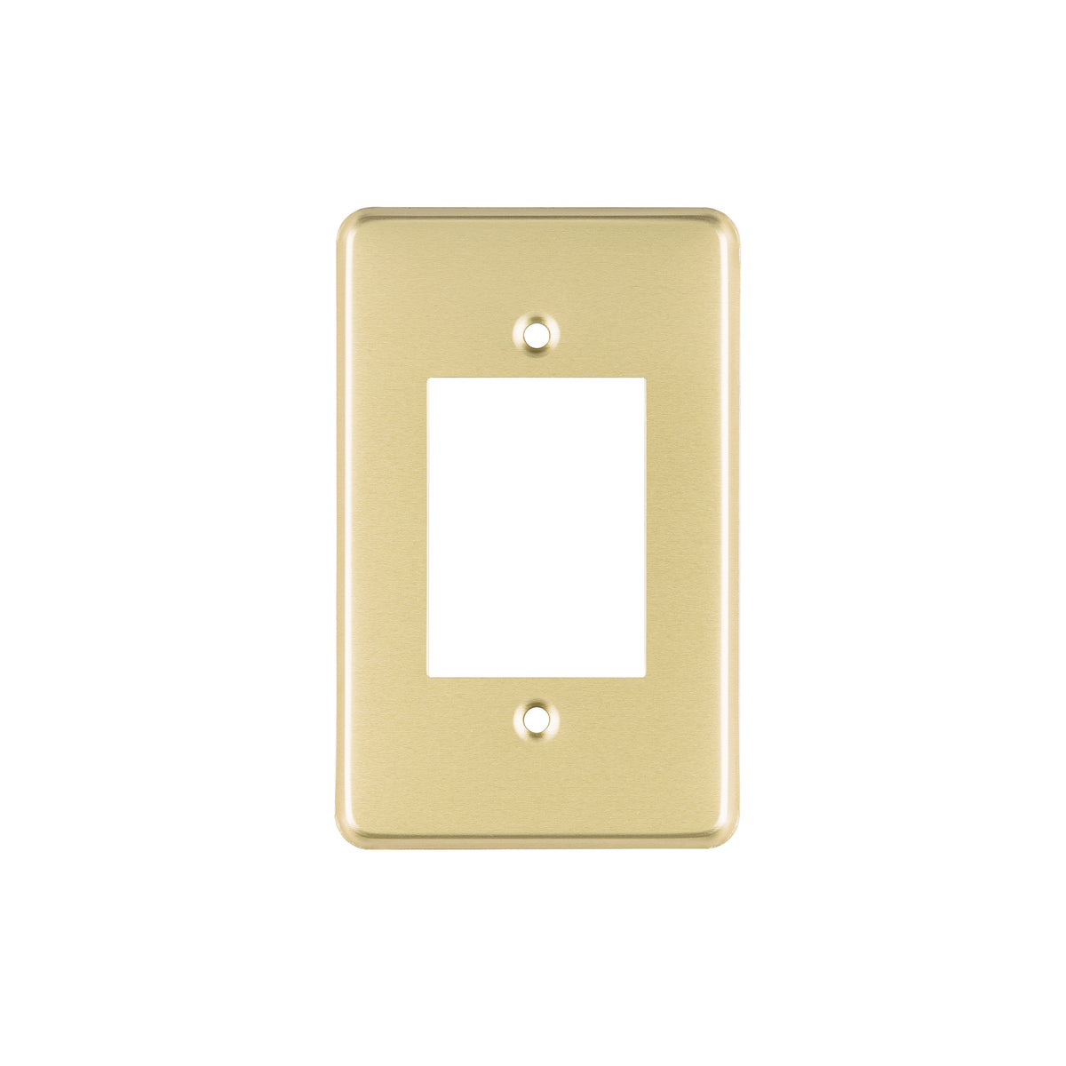Placa 3 módulos, de aluminio, línea Económica
