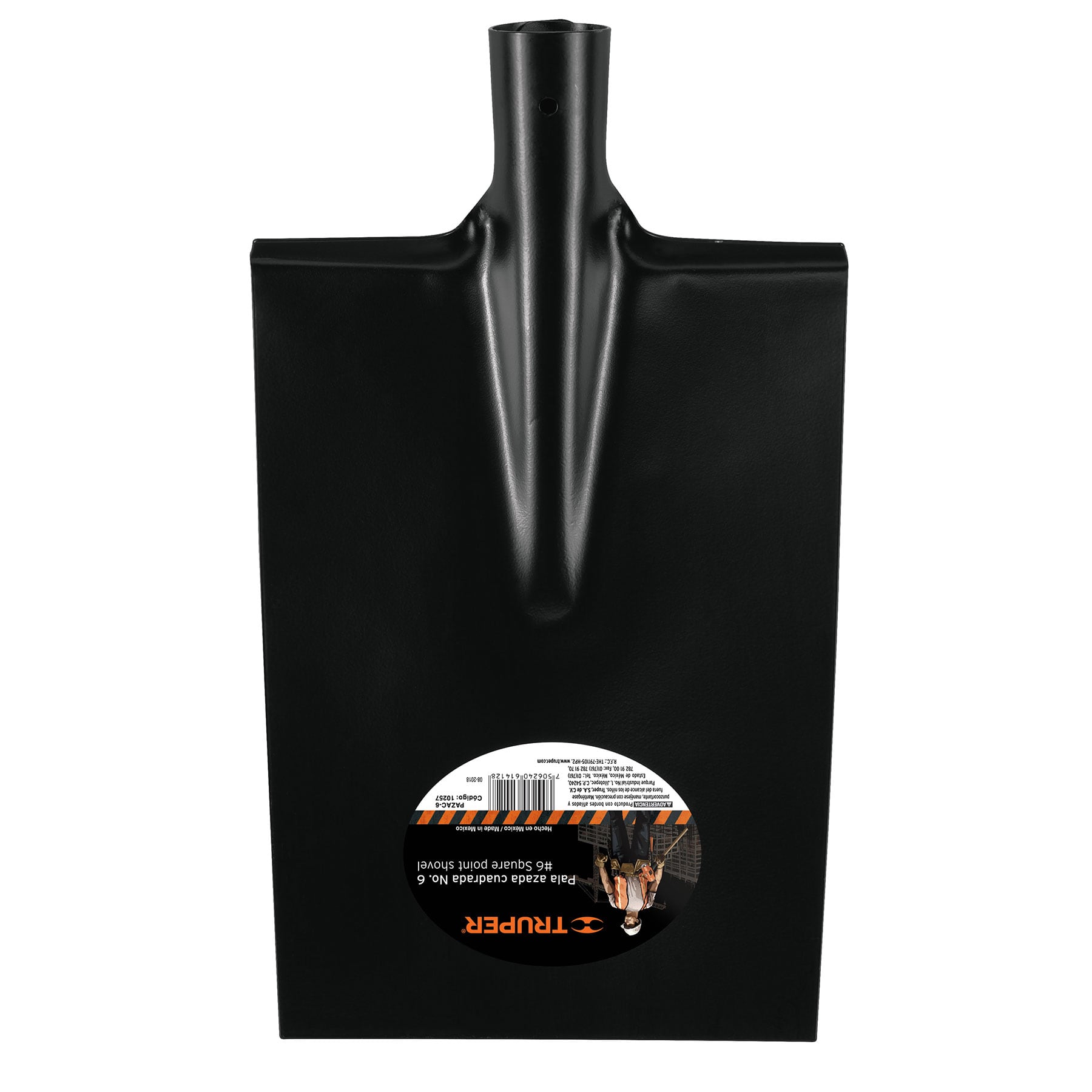 Pala azada, cuadrada, # 6