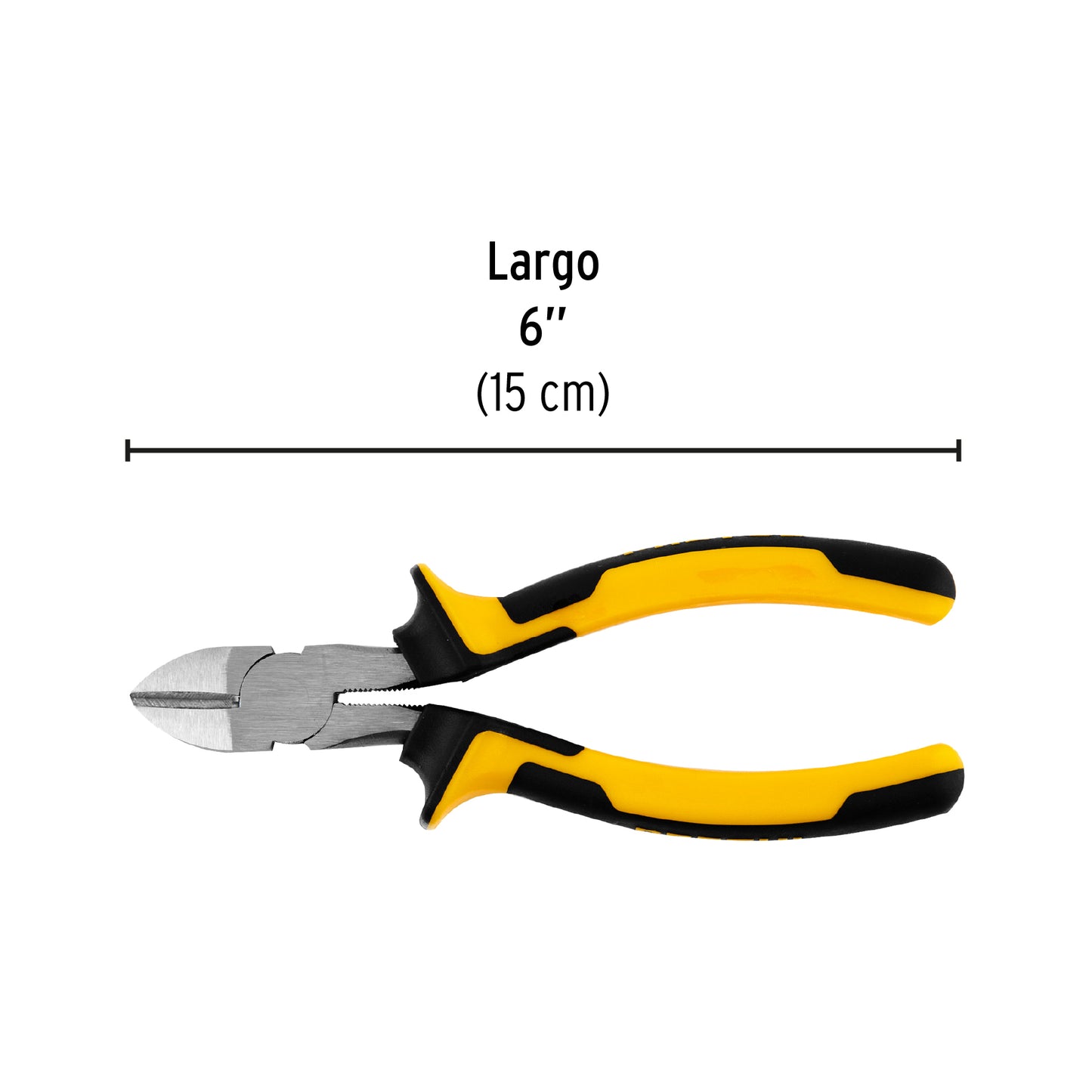 Pinza corte diagonal 6", mango comfort grip, pretul