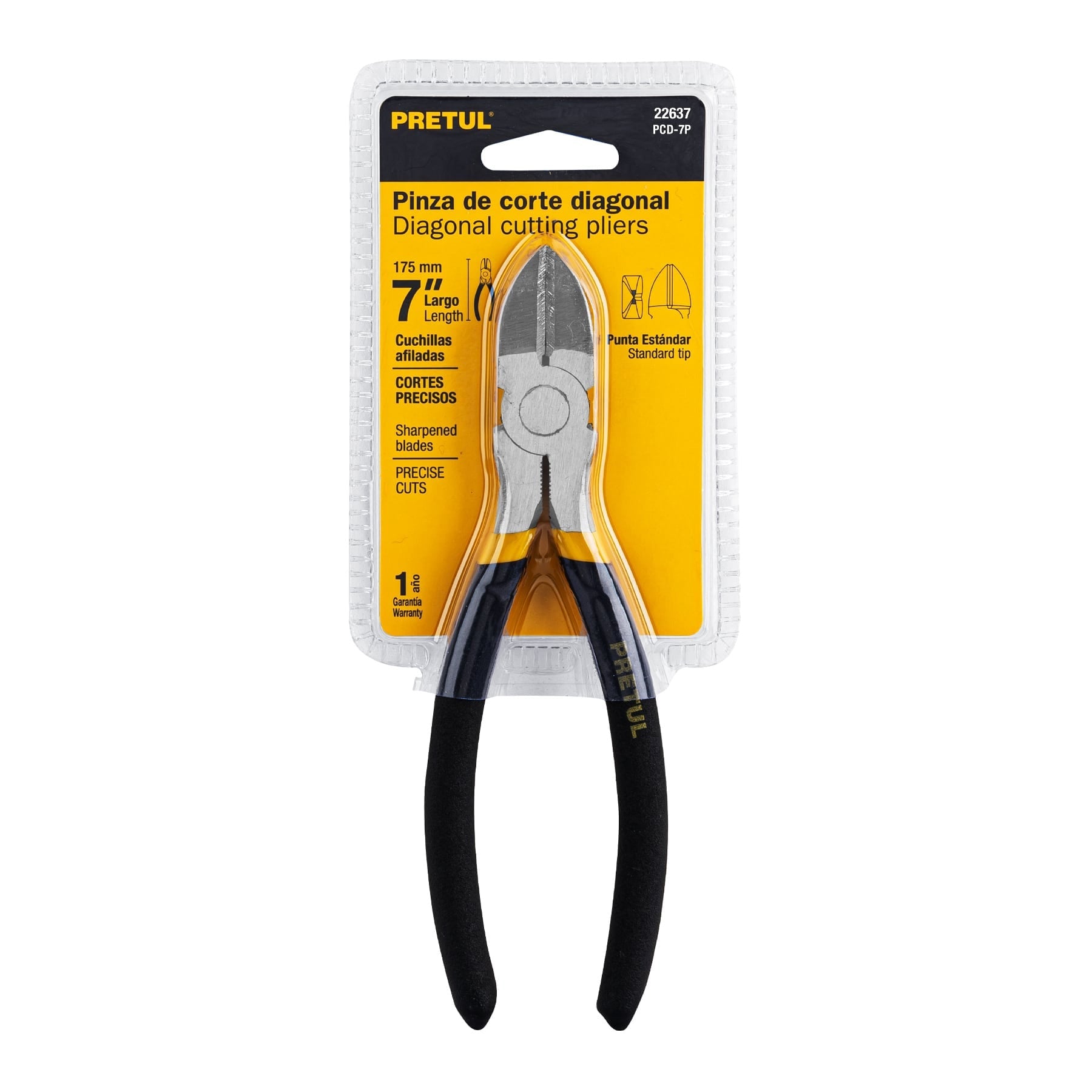 Pinza de corte diagonal 7", pretul