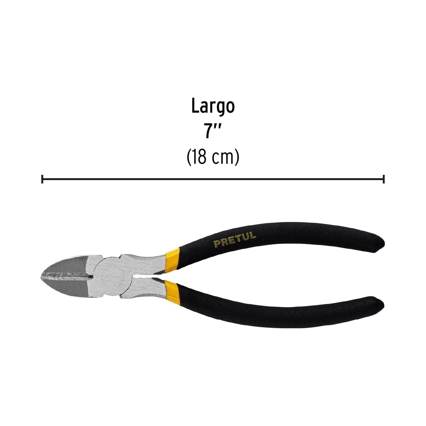 Pinza de corte diagonal 7", pretul
