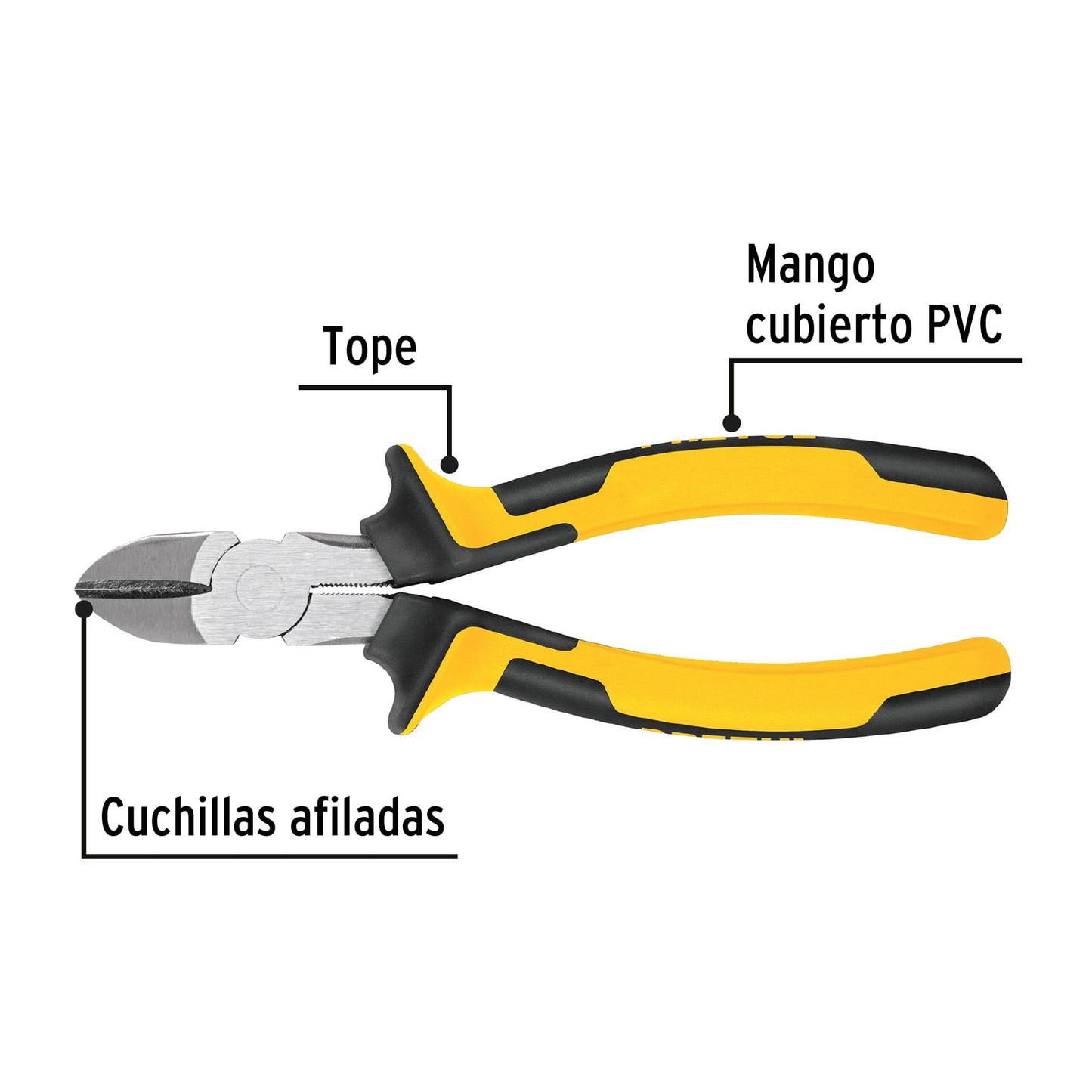Pinza de corte diagonal 8' mango Comfort Grip, Pretul
