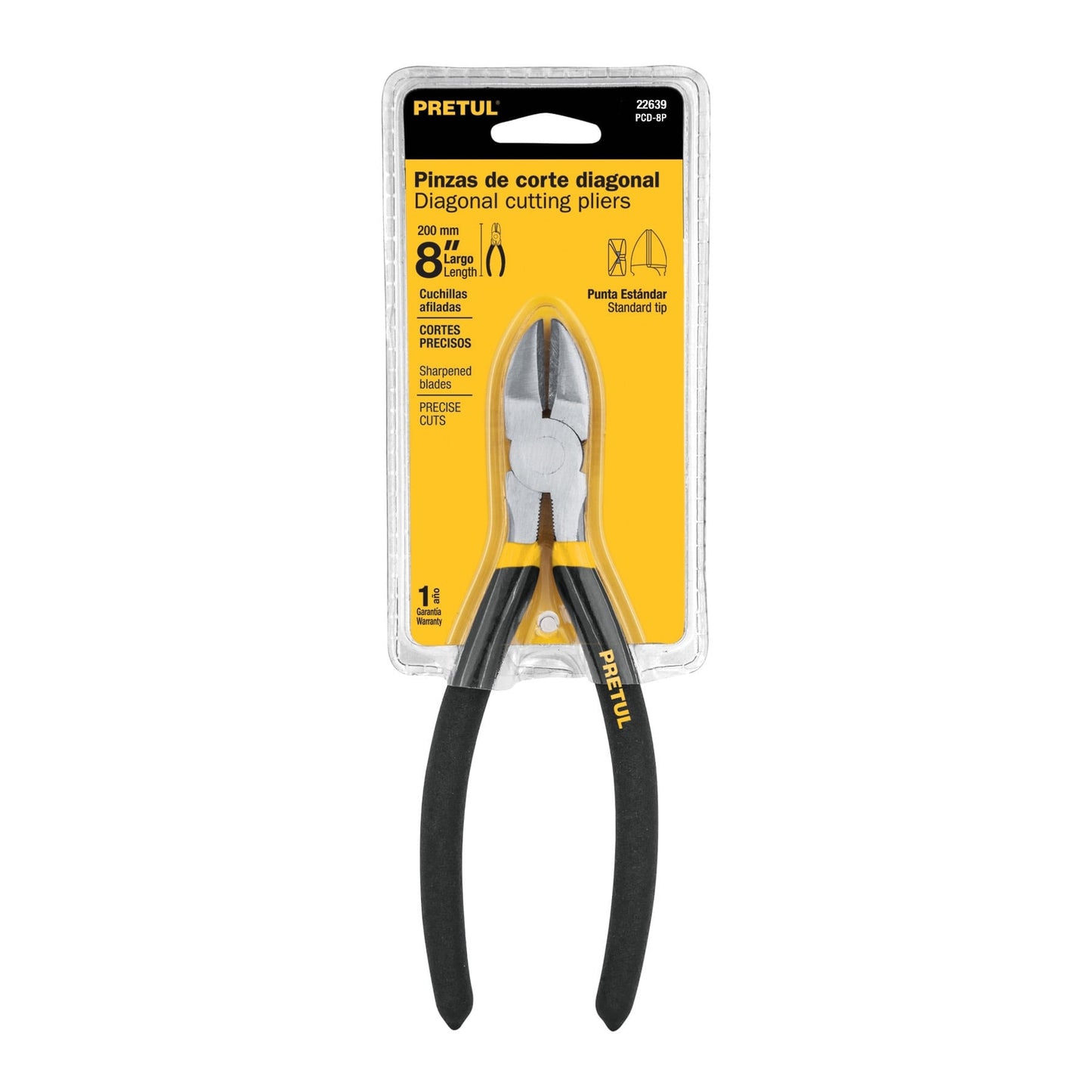 Pinza de corte diagonal 8", pretul