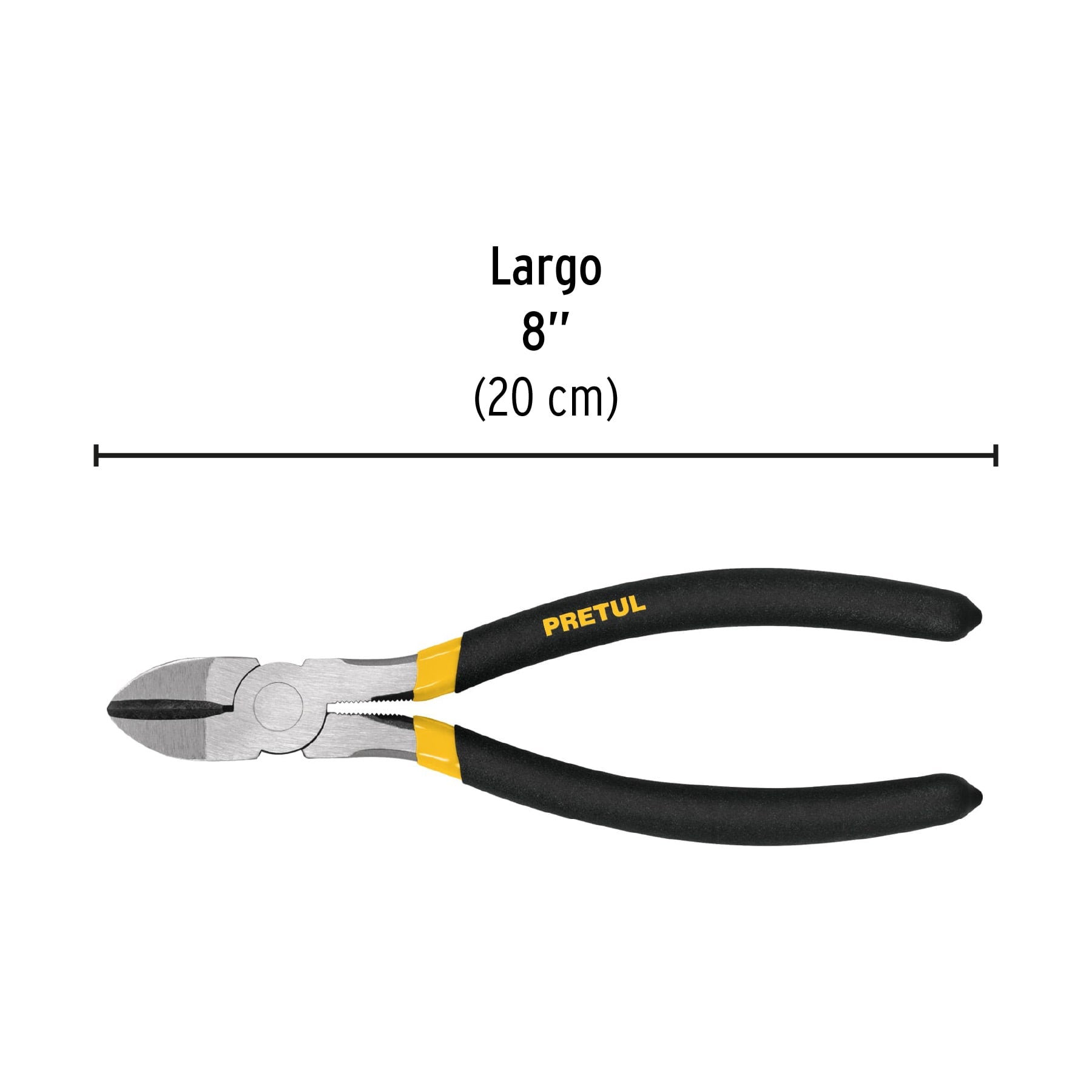 Pinza de corte diagonal 8", pretul