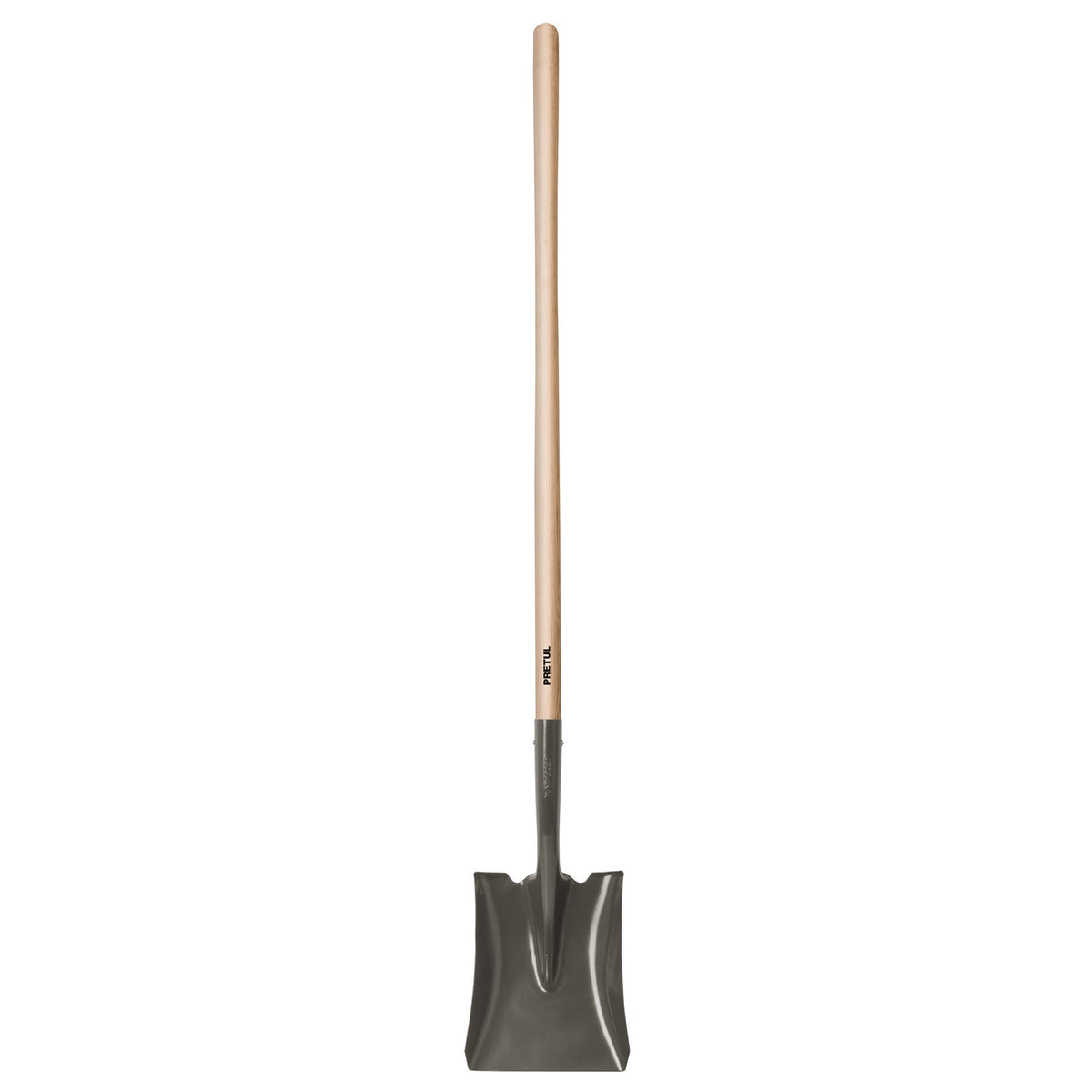 Pala cuadrada, mango largo 44", pretul