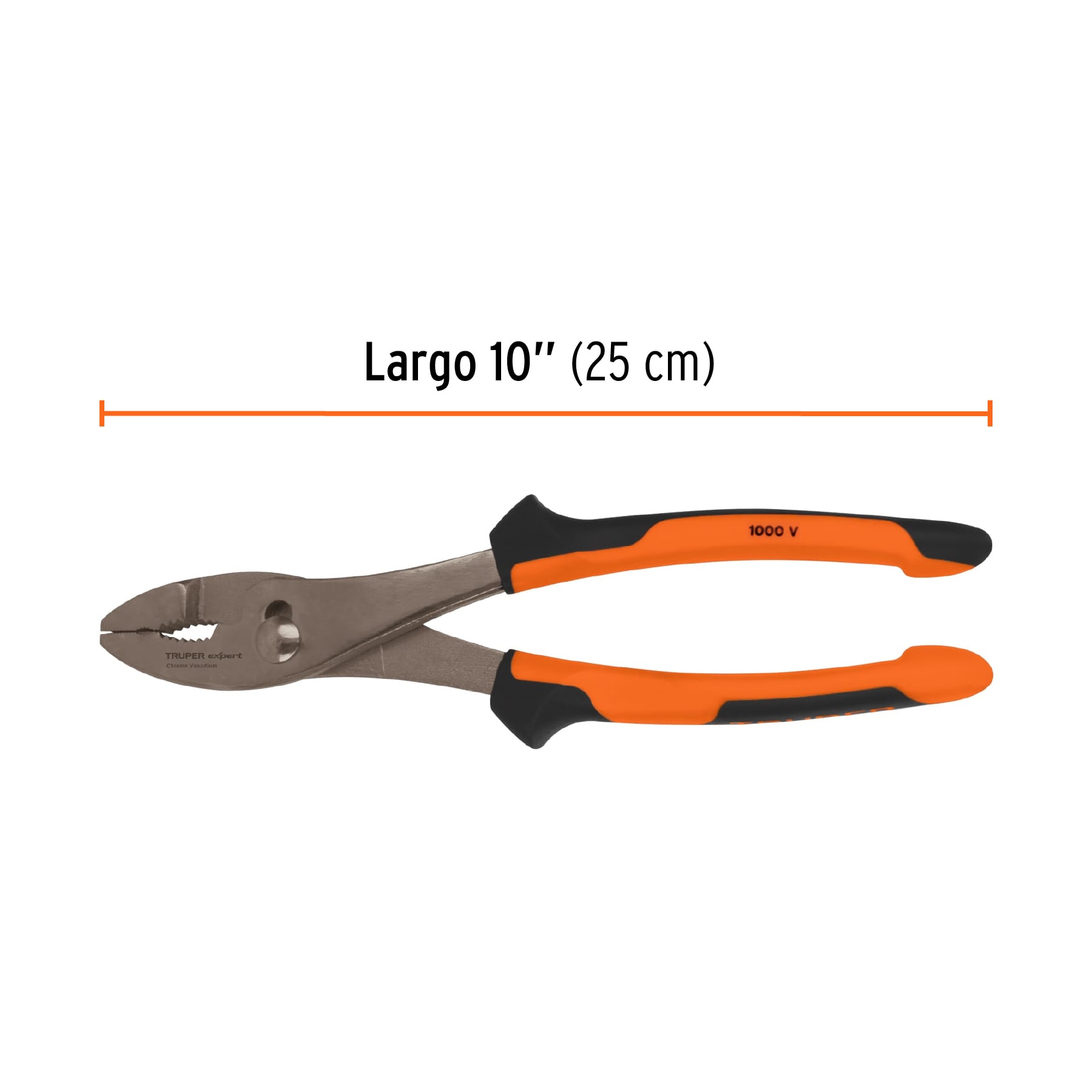 Pinzas de chofer 10", mango comfort grip