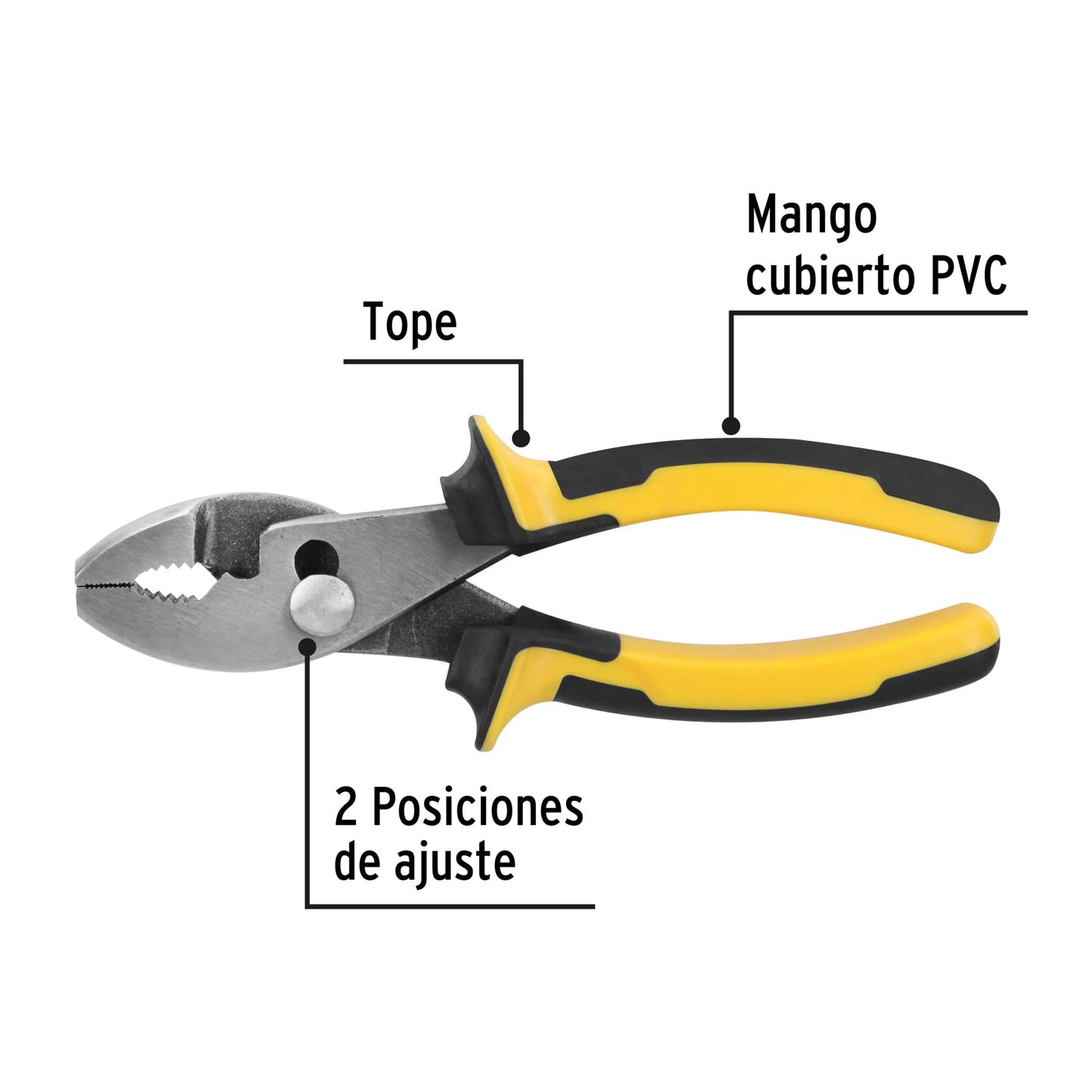 Pinza de chofer 6", mango comfort grip, pretul