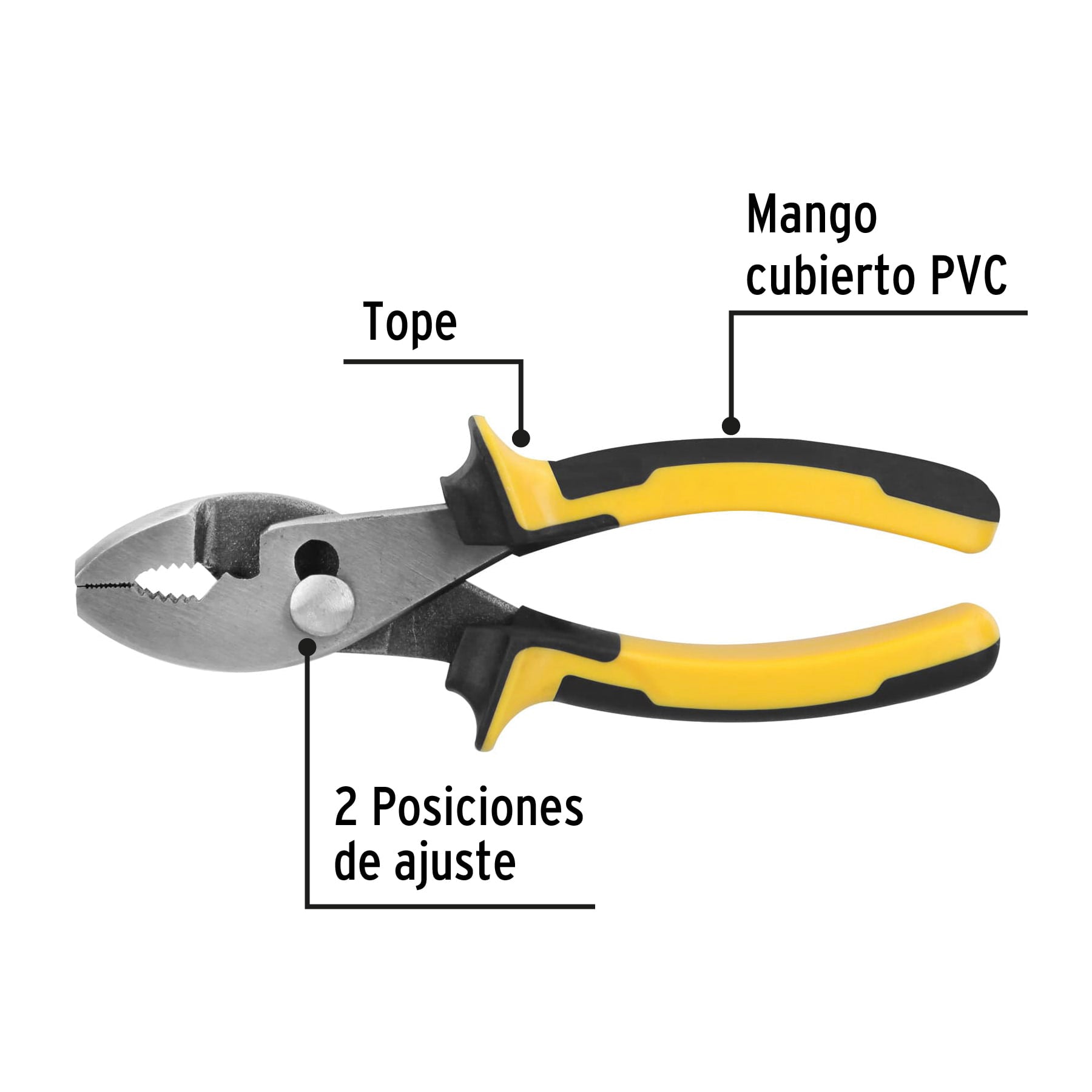 Pinza de chofer 6", mango comfort grip, pretul