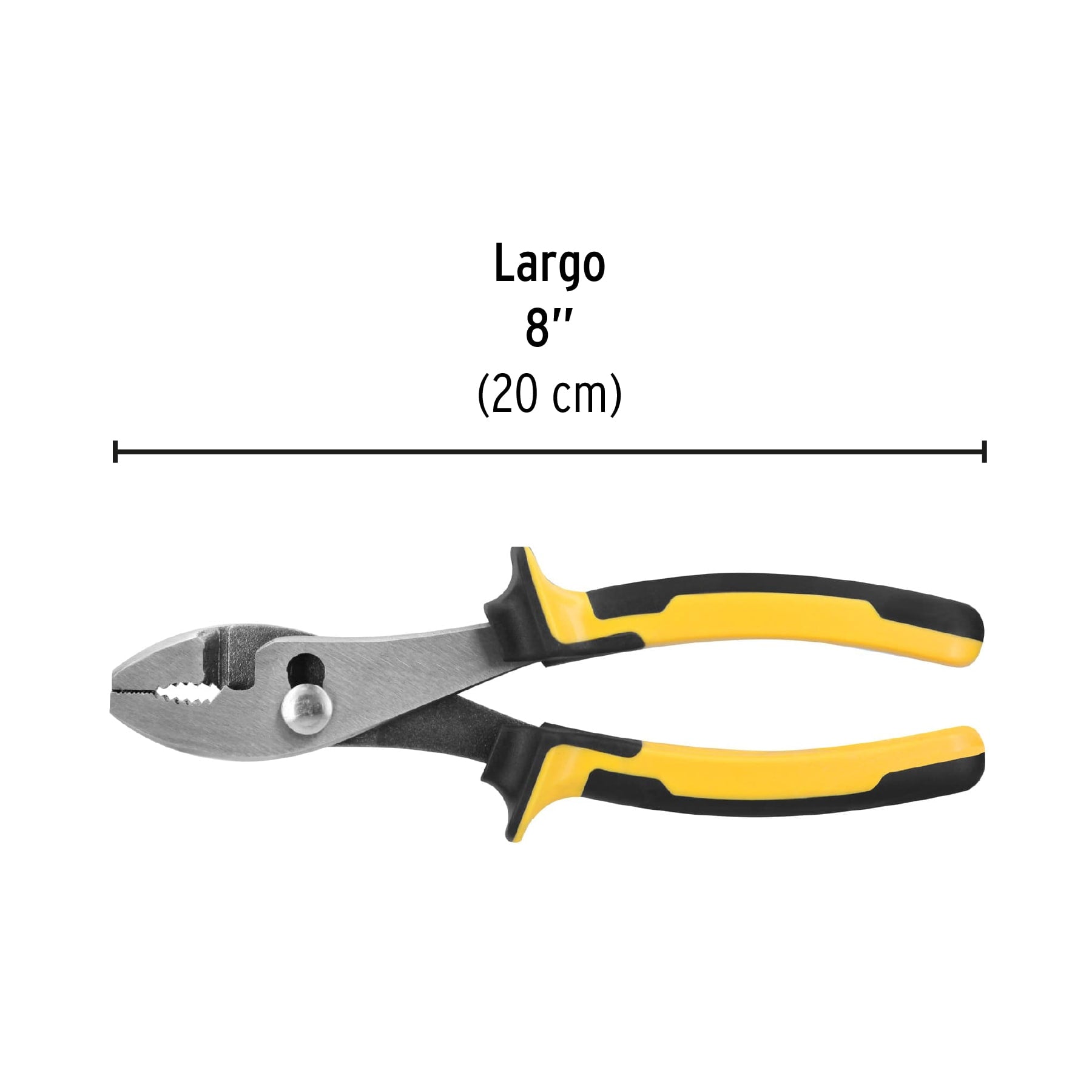 Pinza de chofer 8", mango comfort grip, pretul