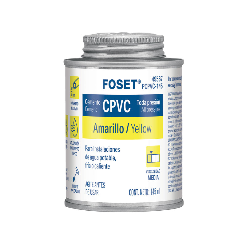 Cemento para CPVC, bote 145 ml