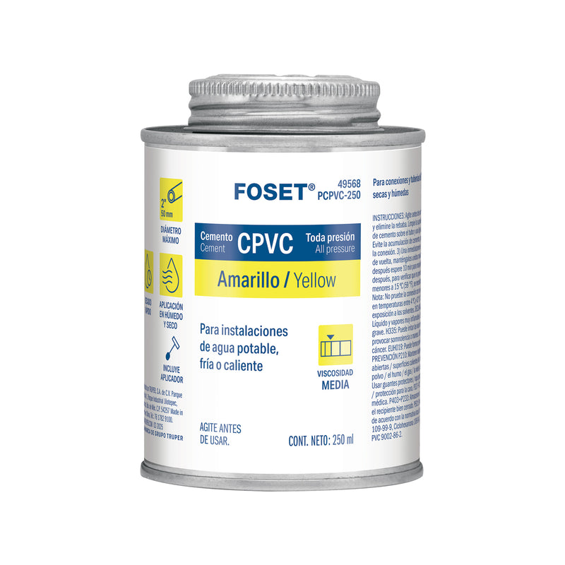Cemento para CPVC, bote 250 ml