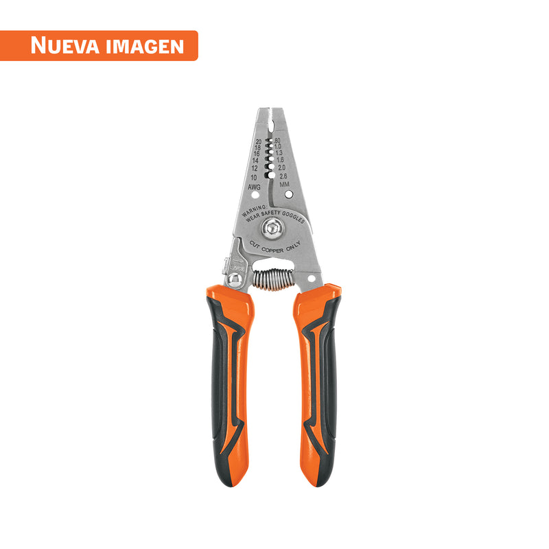 Pinza pelacables 6", 6 medidas