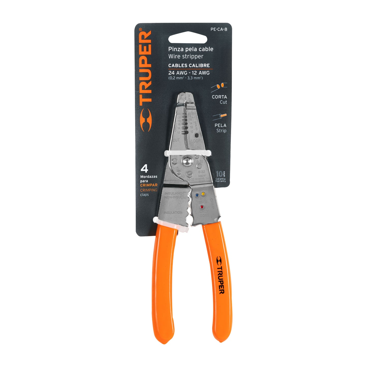 Pinza pelacables 8"