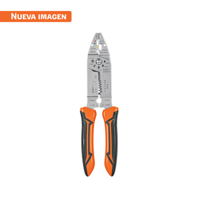 Pinza pelacables 9", 7 medidas, 4 mordazas