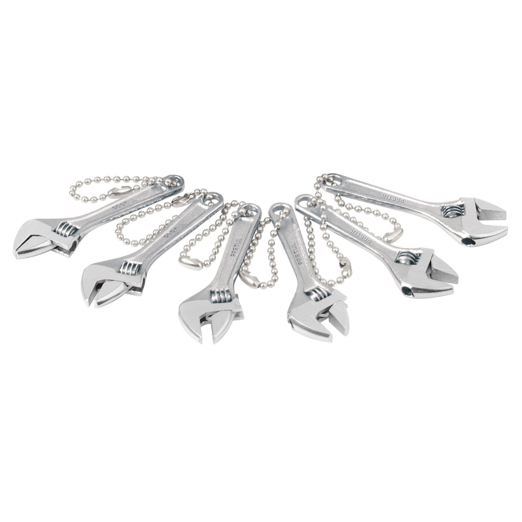 Pecera con llaveros tipo perico, 50 piezas