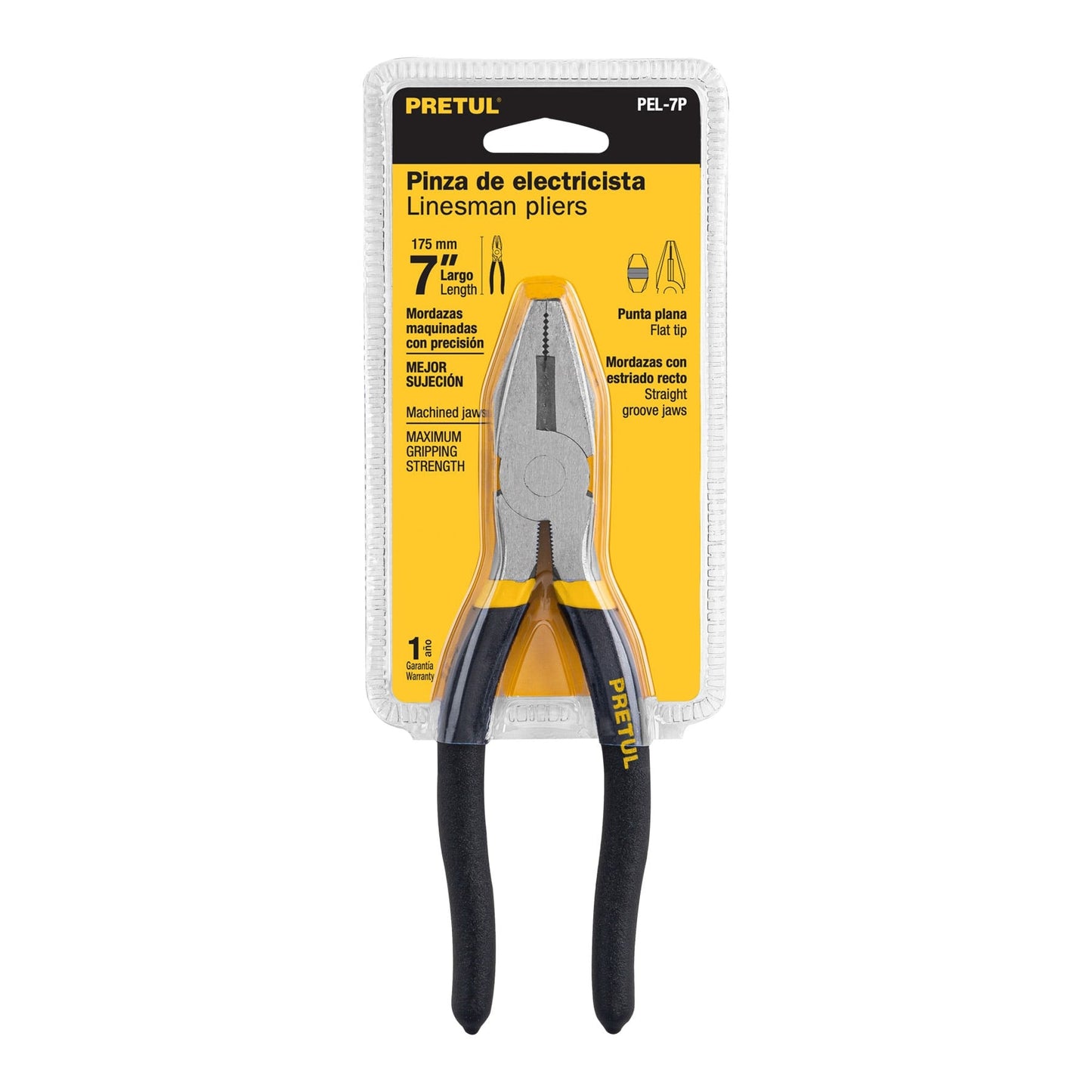 Pinza ligera de electricista 7", pretul