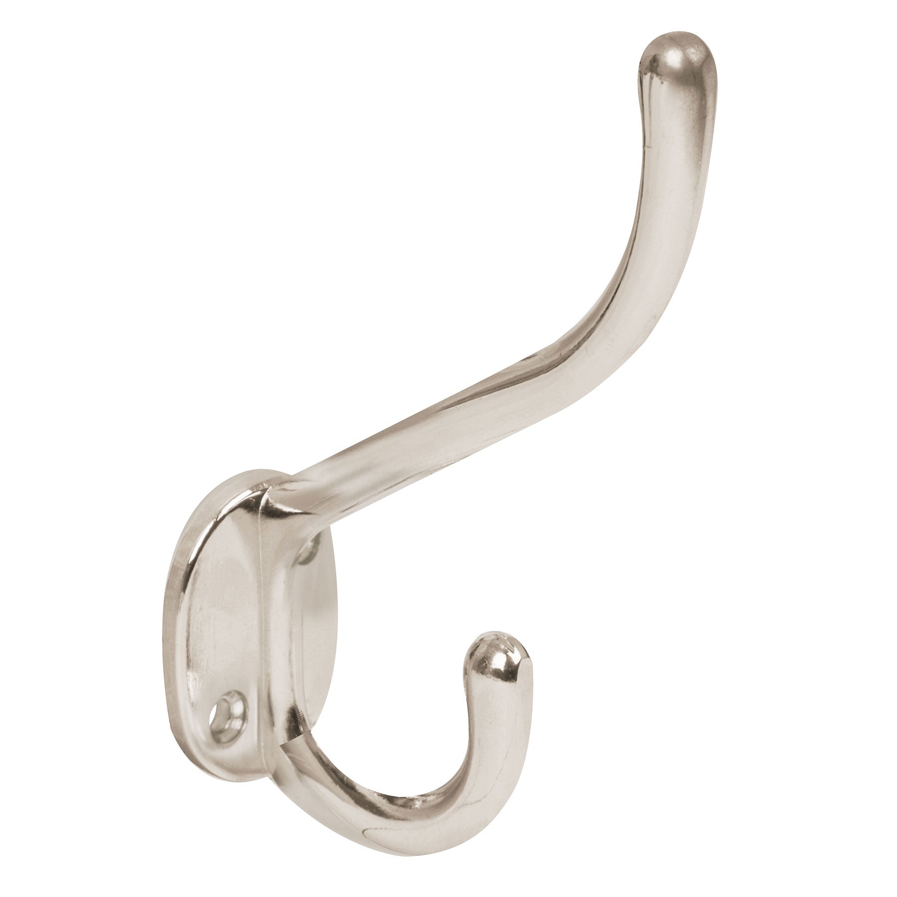 Perchero para puerta, niquel satinado, grande