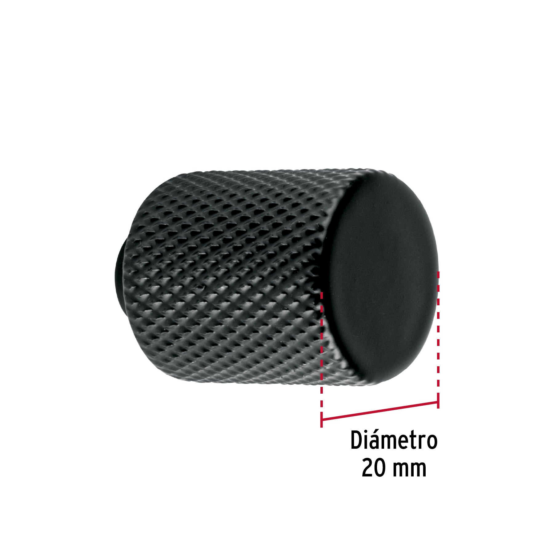 PERILLA METALICA ESTILO CADIZ NEGRO HERMEX