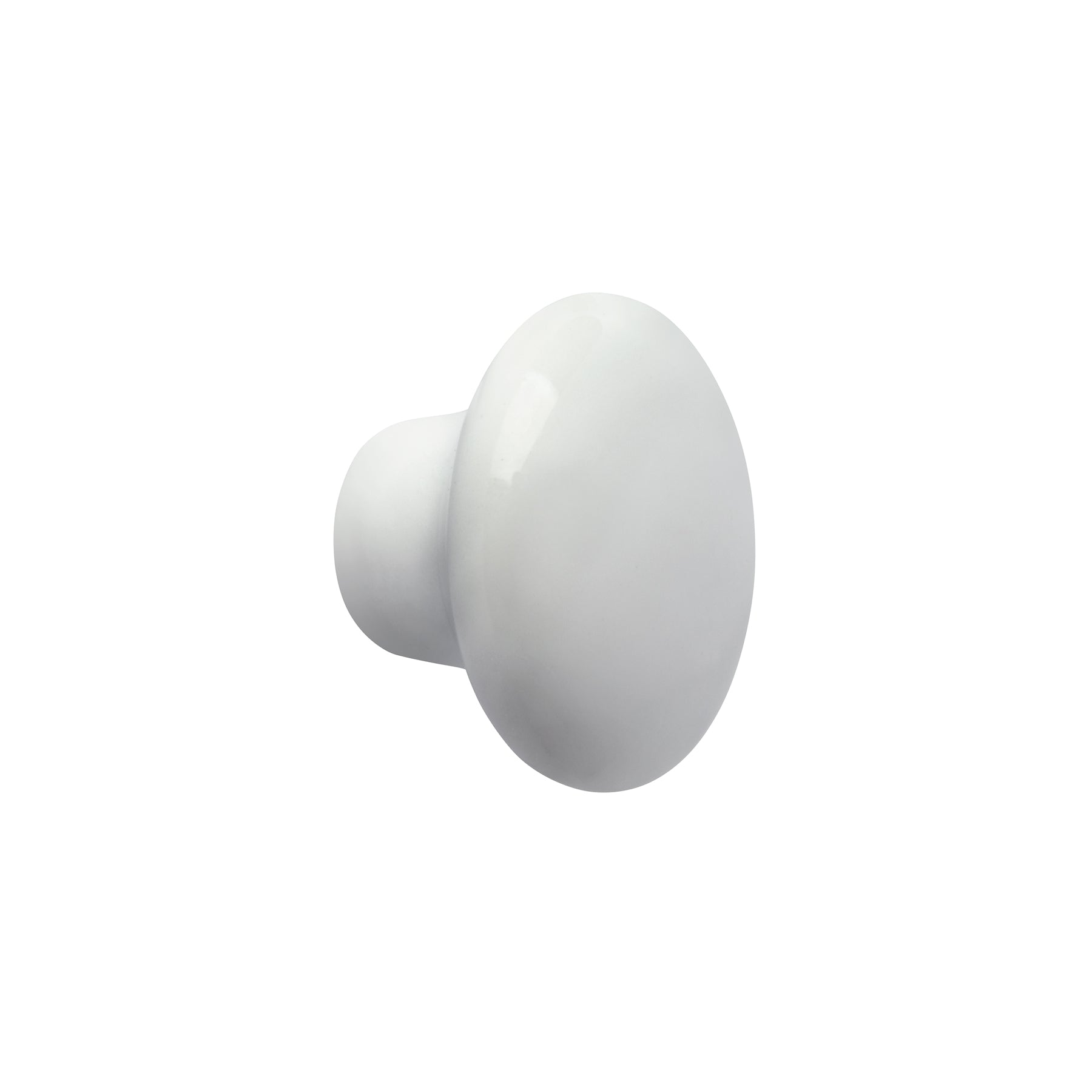 Perilla cerámica blanca