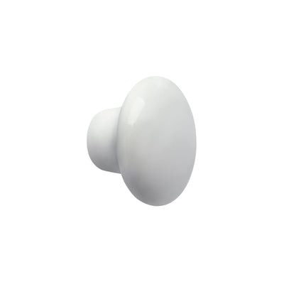 Perilla cerámica blanca