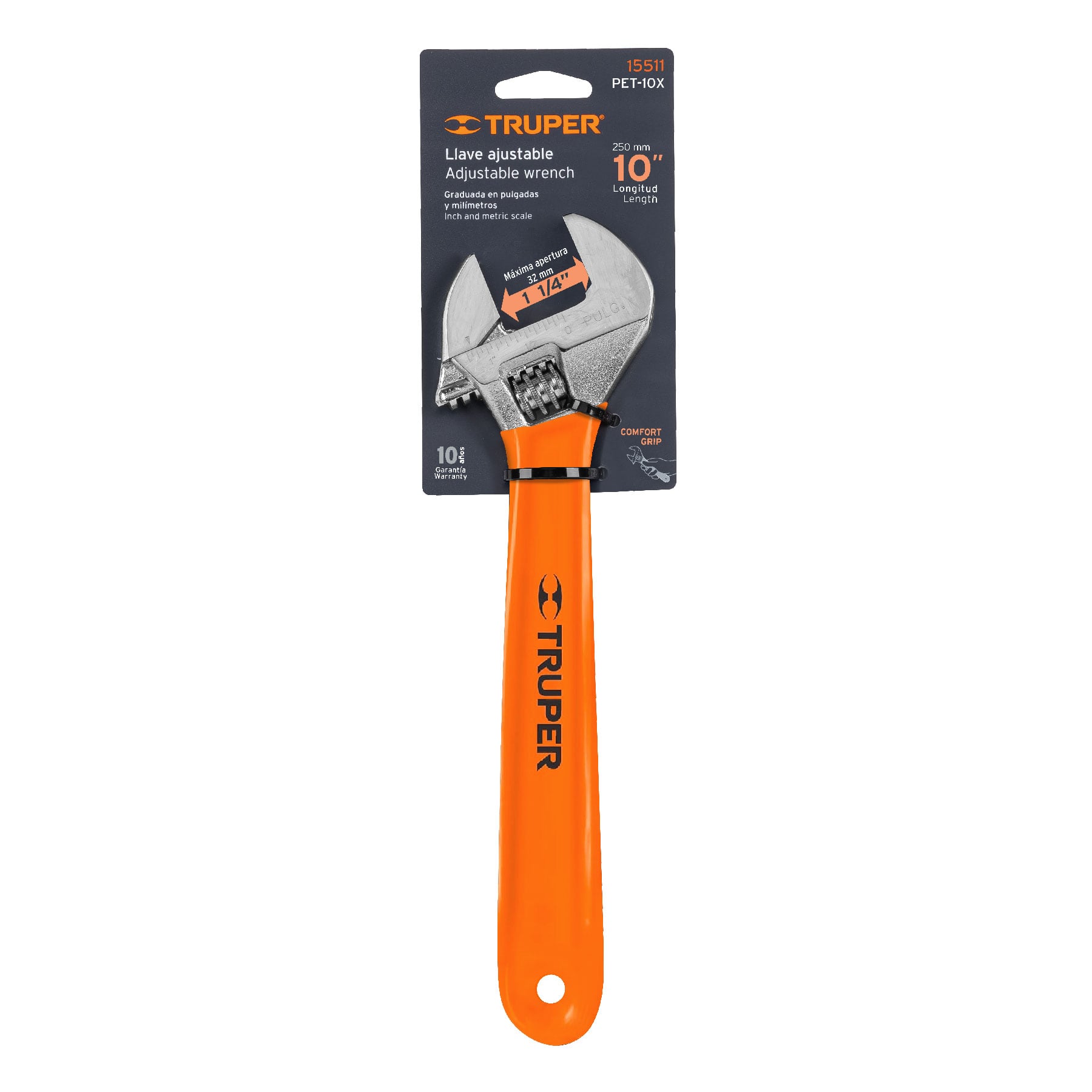Perico 10" cromado con grip
