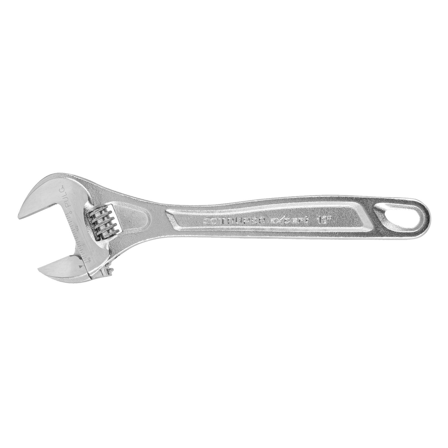 Perico profesional, cromado 12", Truper Expert en tarjeta