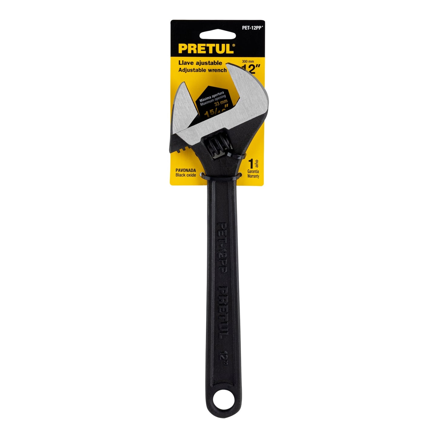 Perico profesional, 12", pavonado, pretul