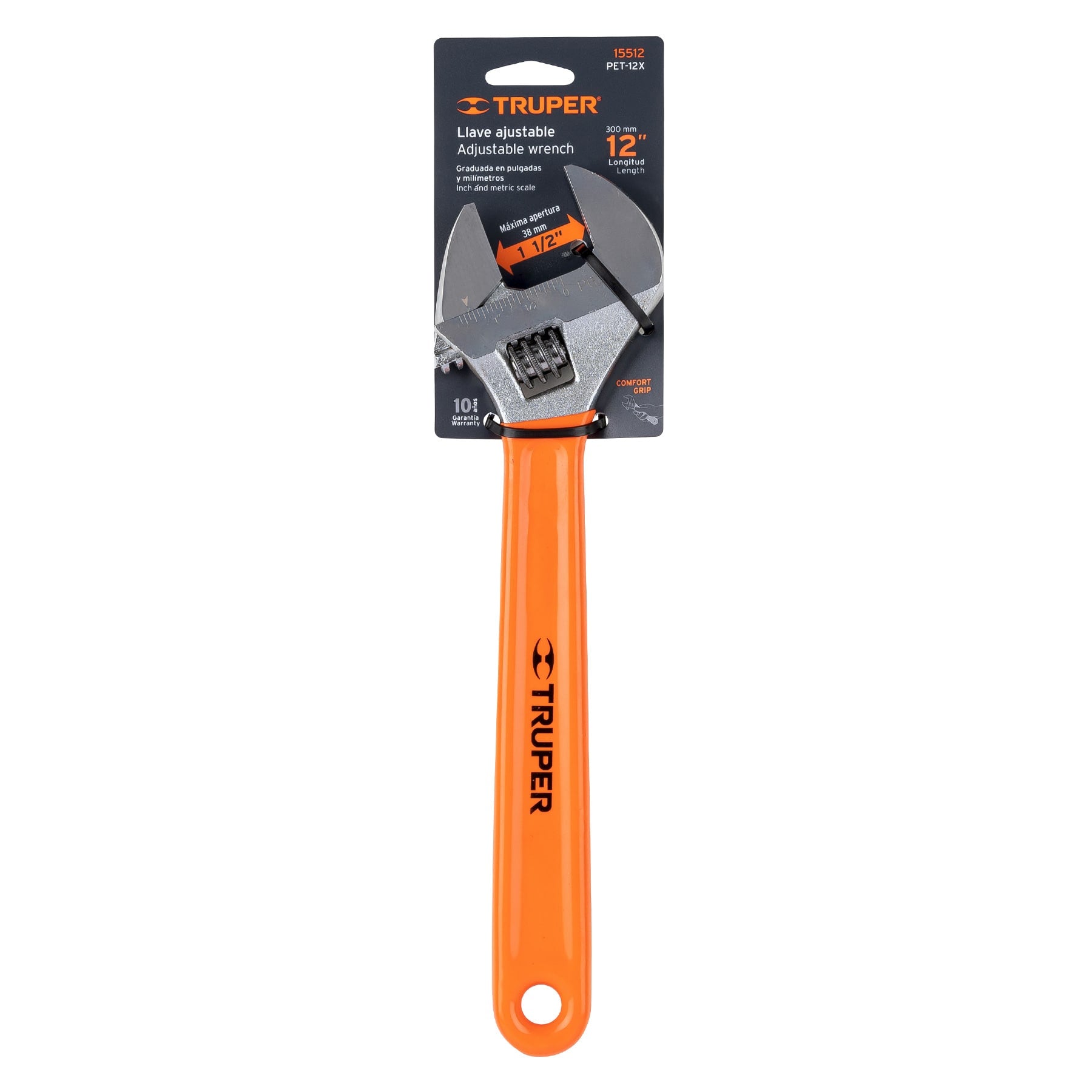 Perico 12" cromado con grip