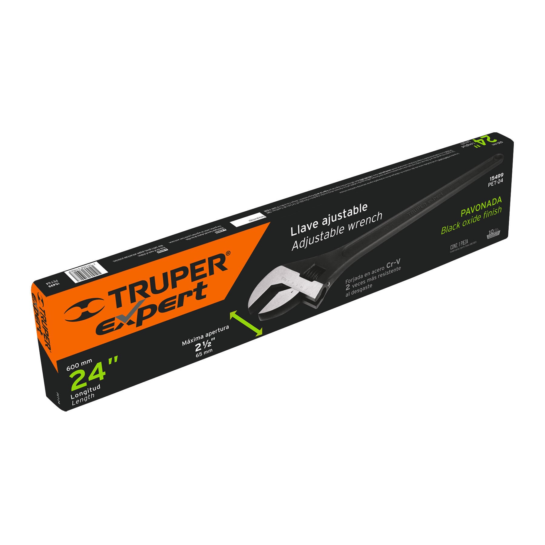 Perico profesional, pavonado 24", Truper Expert en tarjeta