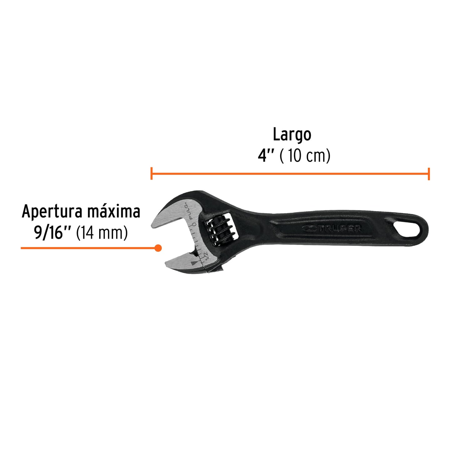 Perico profesional, pavonado 4", Truper Expert en tarjeta