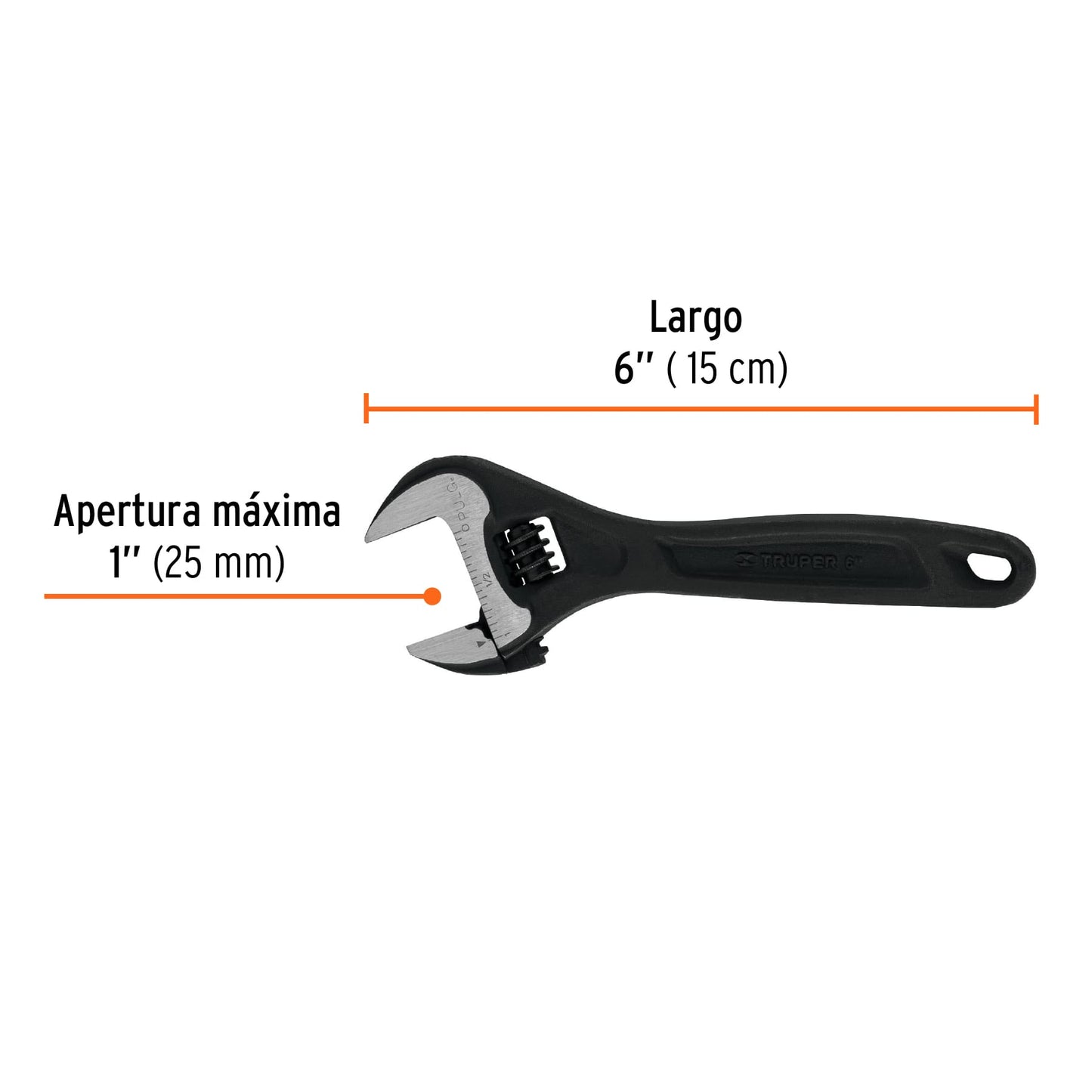 Perico profesional, pavonado 6", Truper Expert en tarjeta
