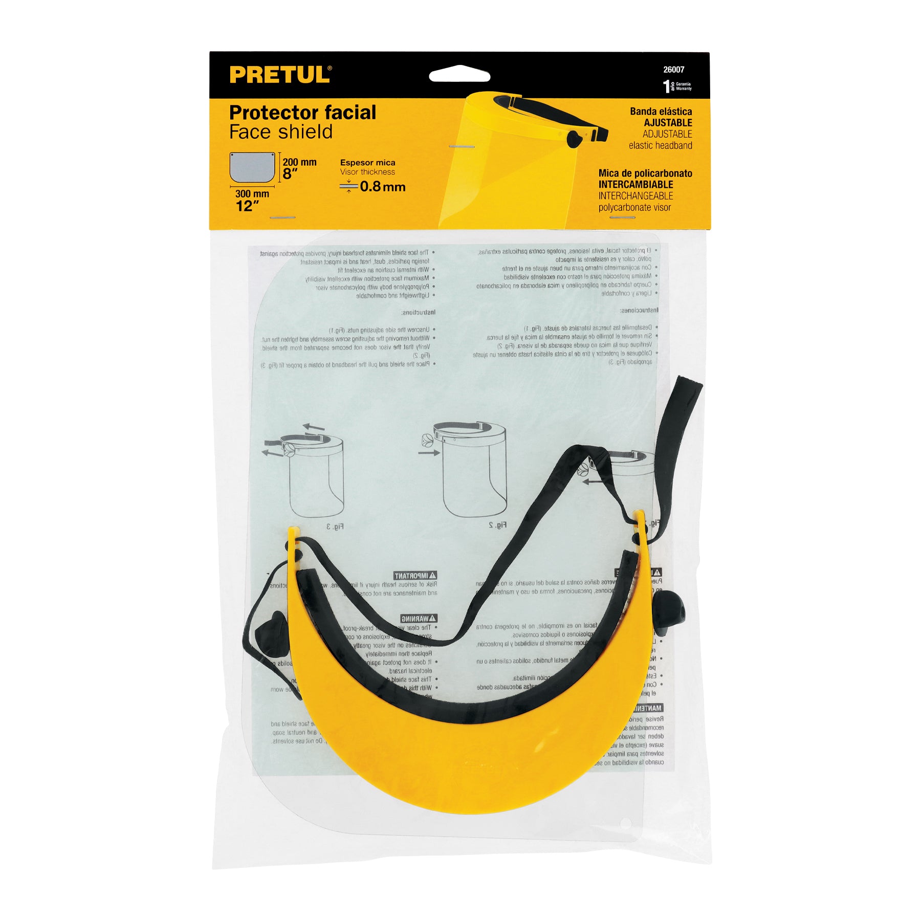 Protector facial, Pretul