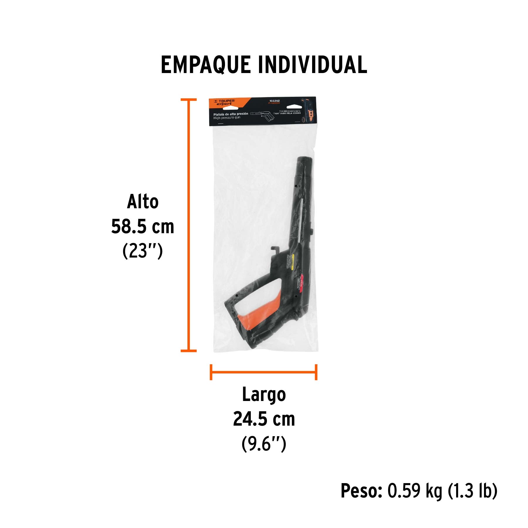 Pistola para HILA-2000X, Truper Expert