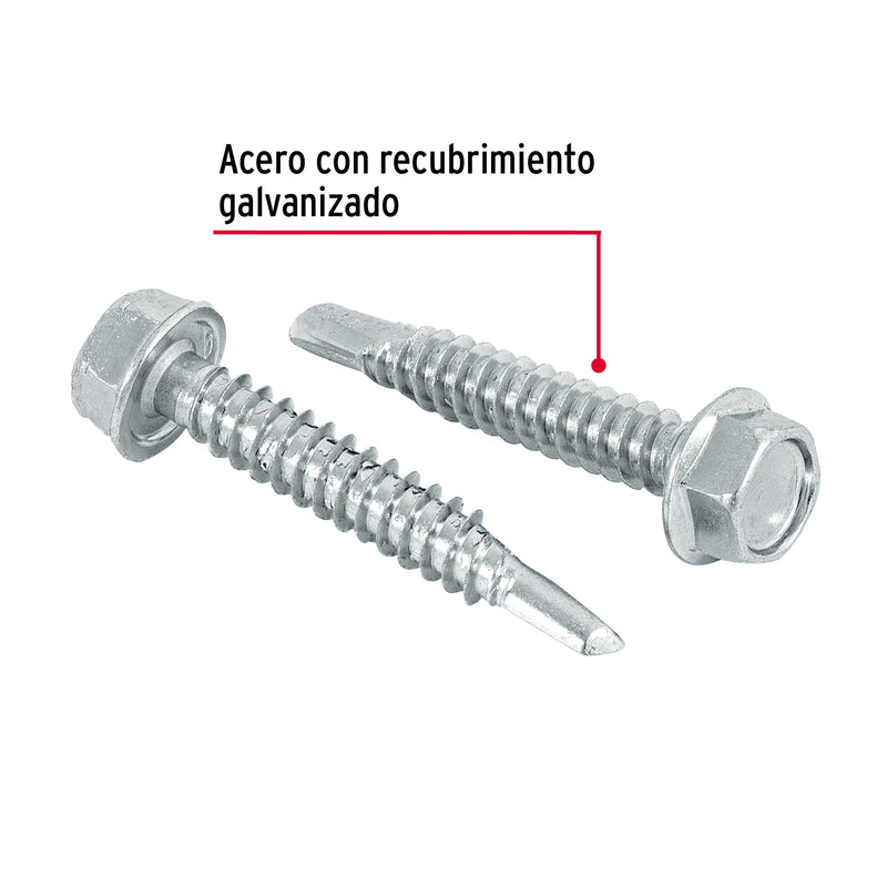 Pijas punta de broca, 1-1/2", caja con 50 pzas