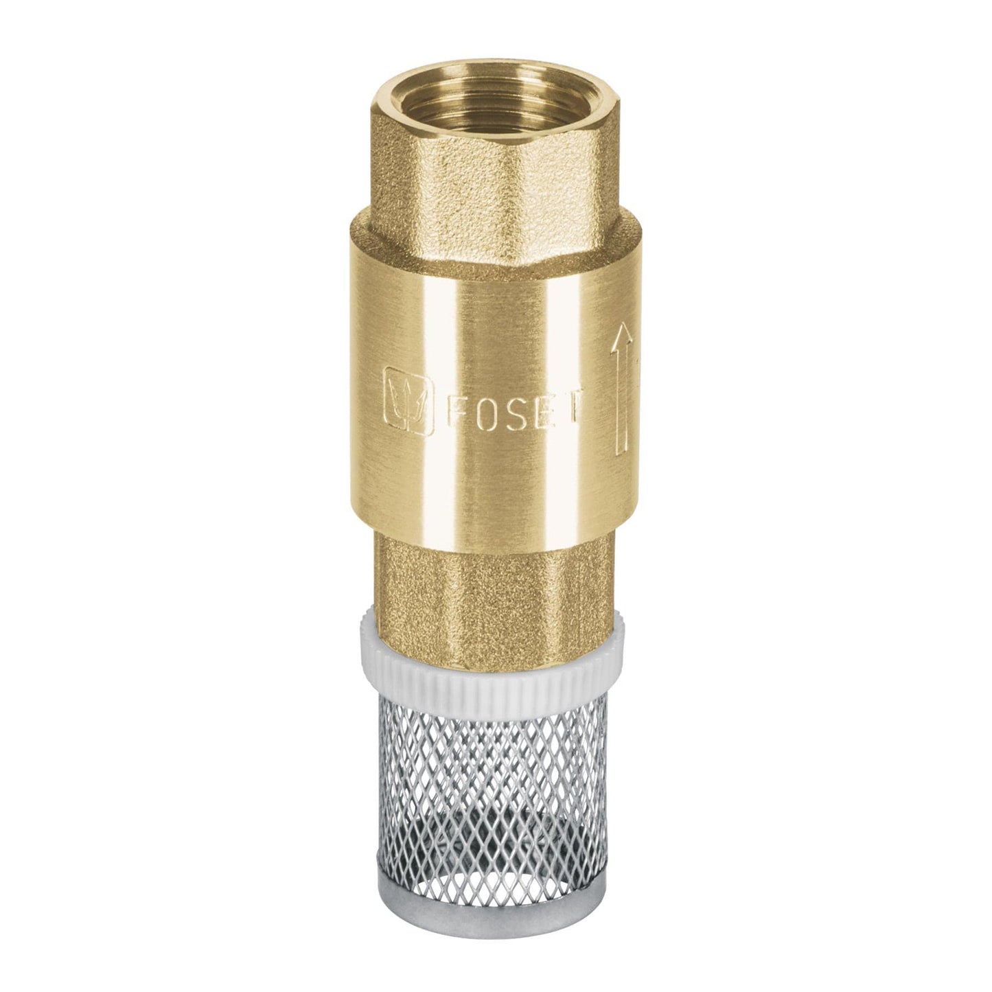 Pichancha tipo check de latón inoxidable 1/2"