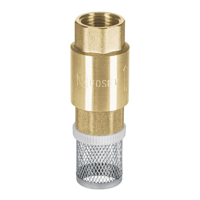 Pichancha tipo check de latón inoxidable 1/2"