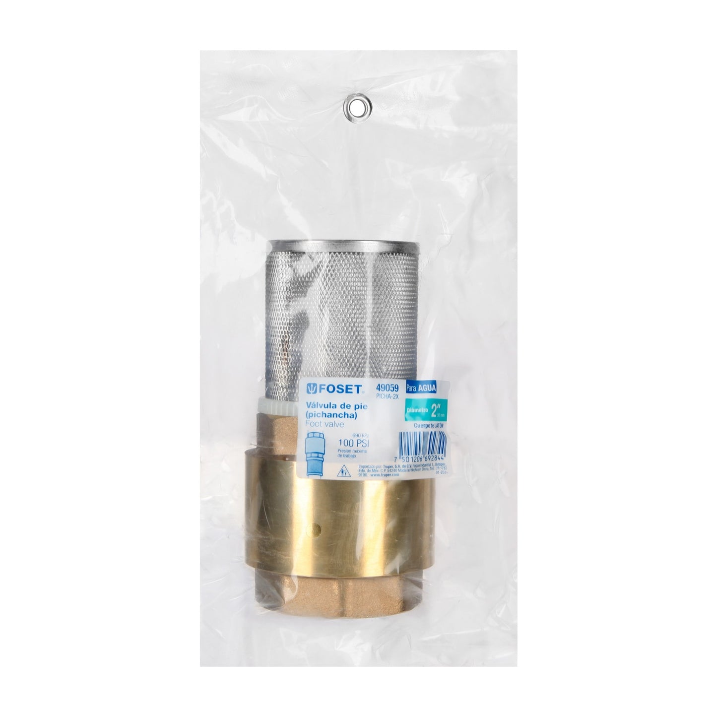 Pichancha con rejilla acero inoxidable 2"