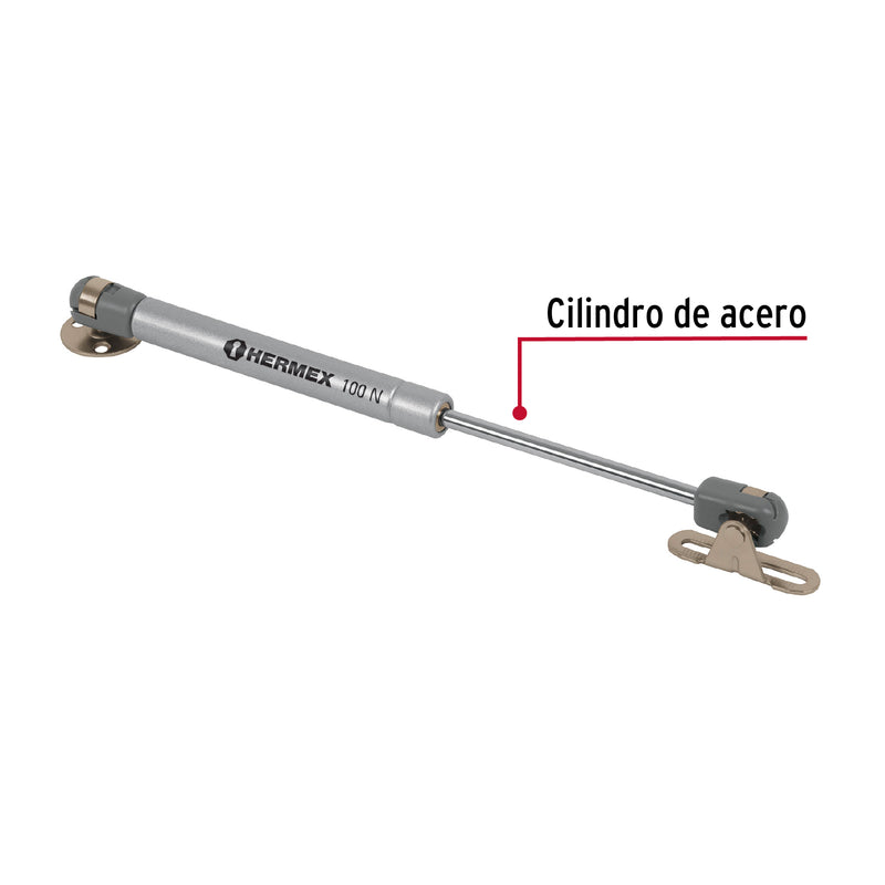Pistón a gas, 100 N