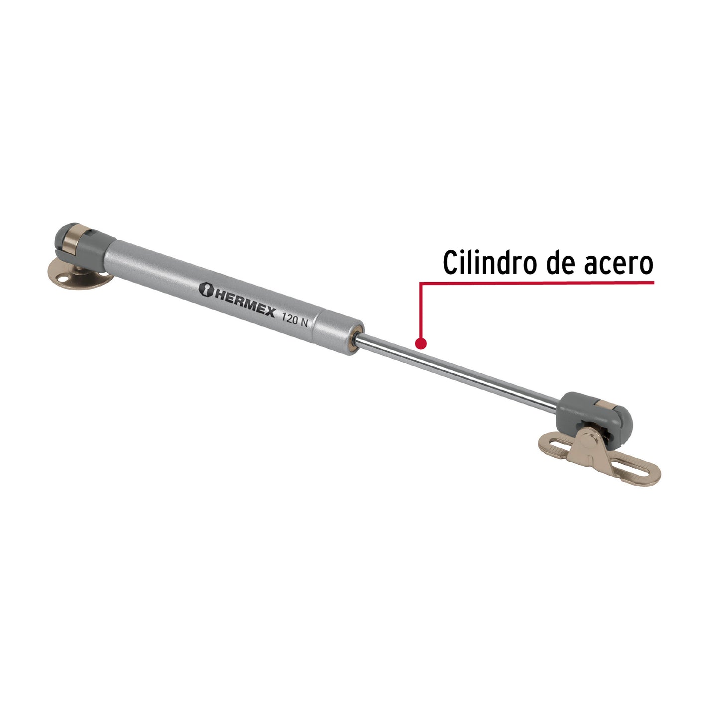 Pistón a gas, 120 N