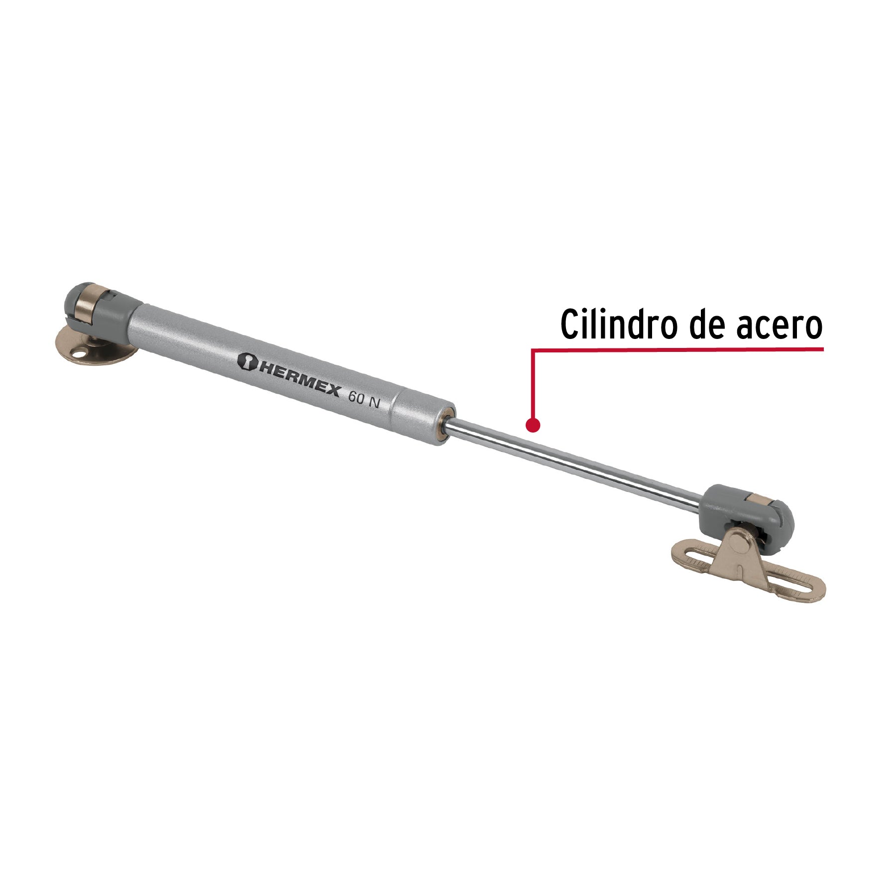 Pistón a gas, 60 N