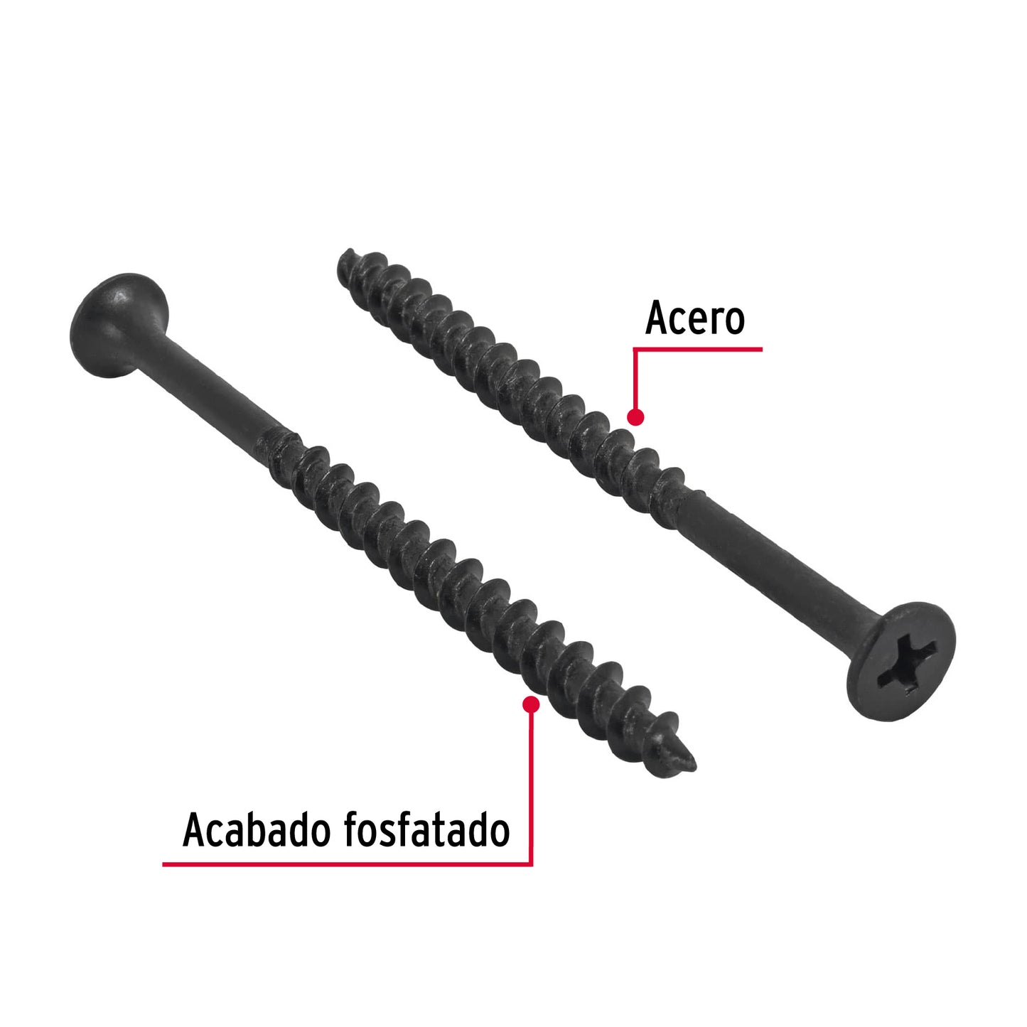 Pijas multiusos 10 x 3", caja con 100 piezas