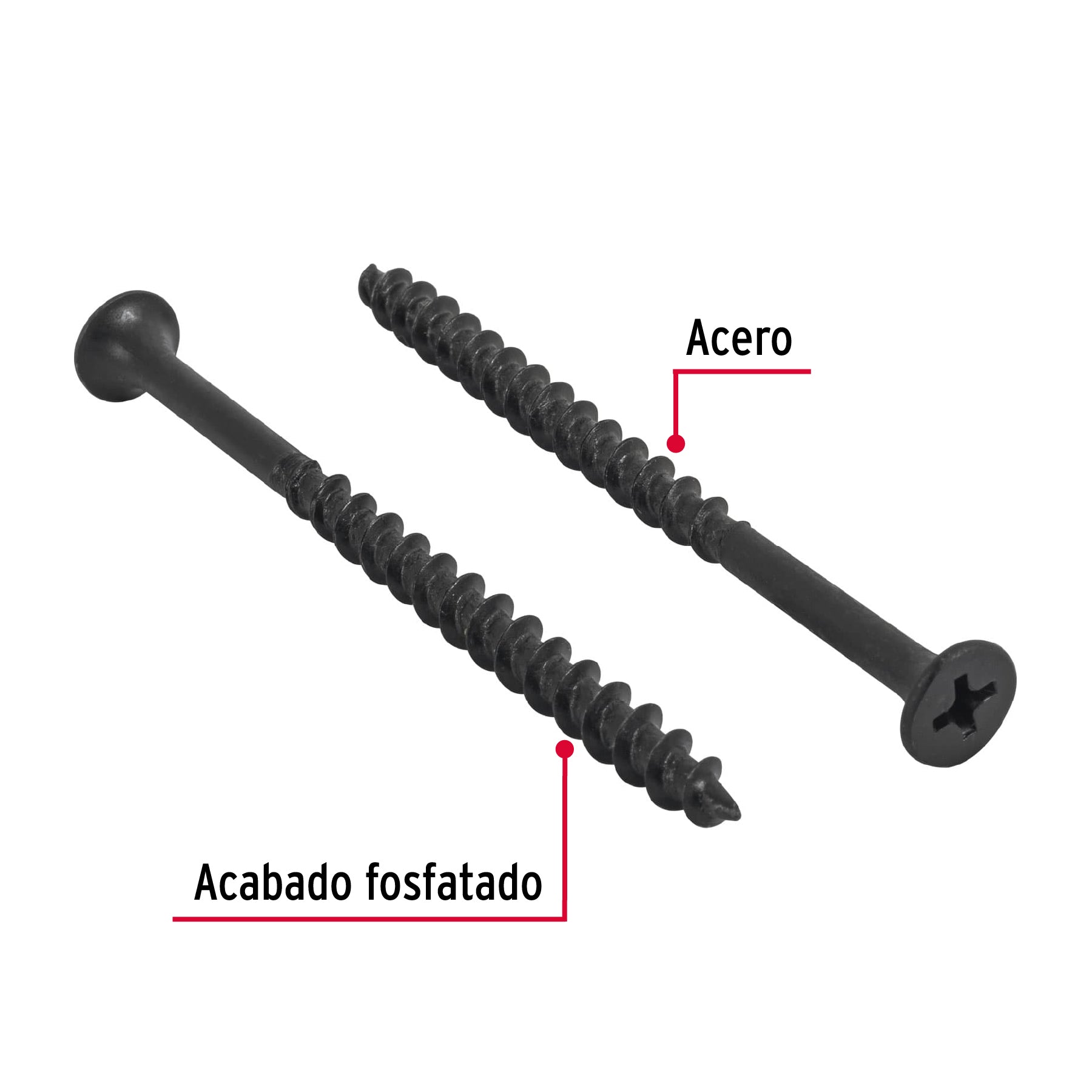 Pijas multiusos 10 x 3", caja con 100 piezas