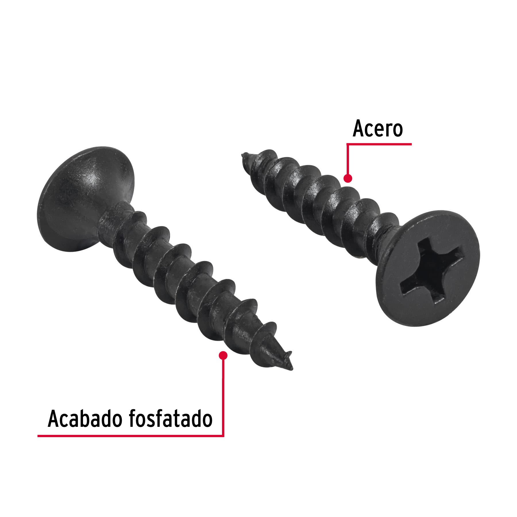 Pijas multiusos 12 x 1-1/4" caja con 100 piezas
