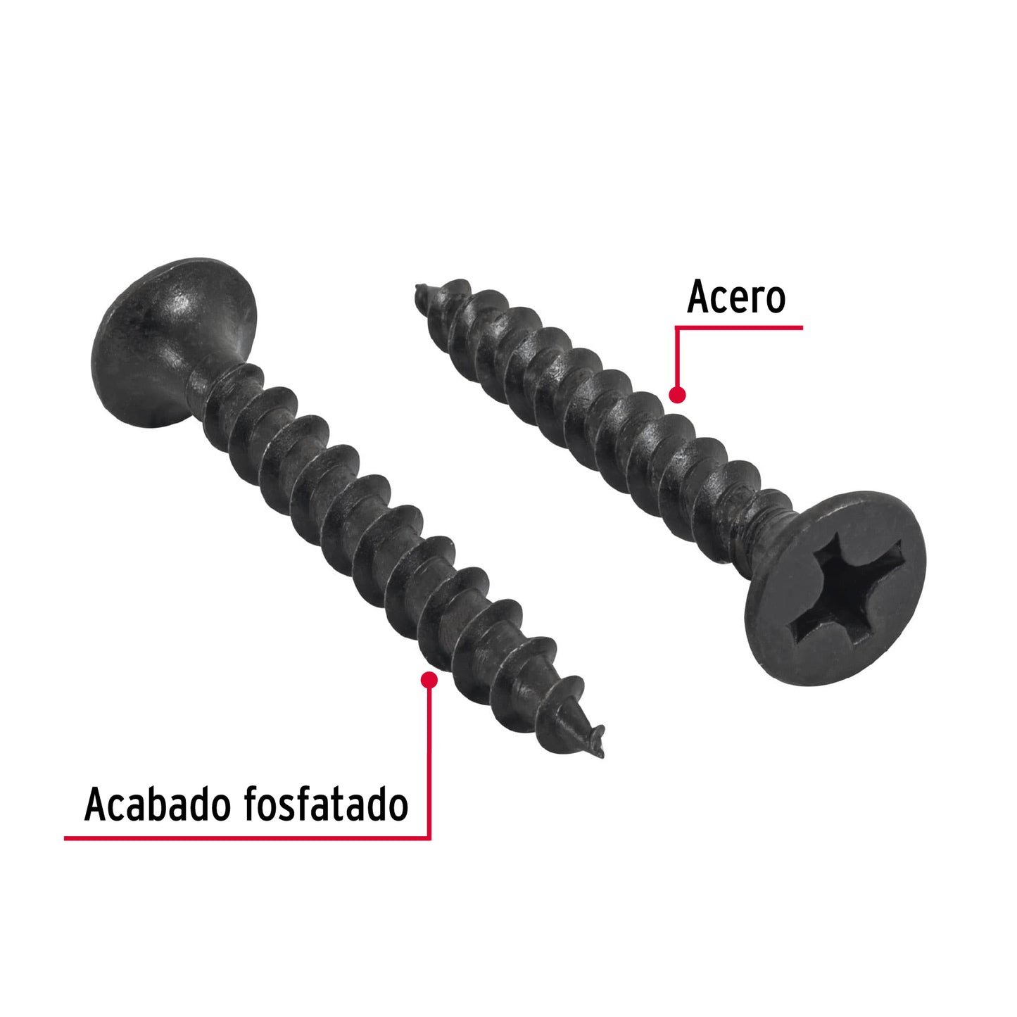 Pijas multiusos 12 x 1-3/4" caja con 100 piezas
