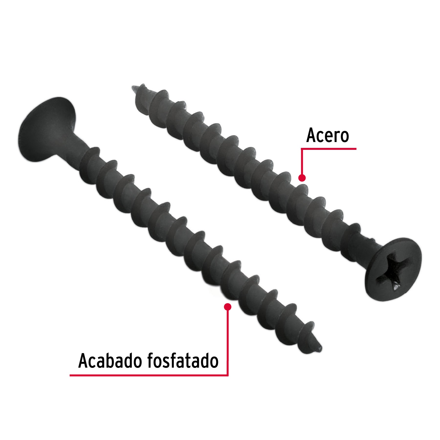 Pijas multiusos 6 x 1-1/4", caja con 100 piezas