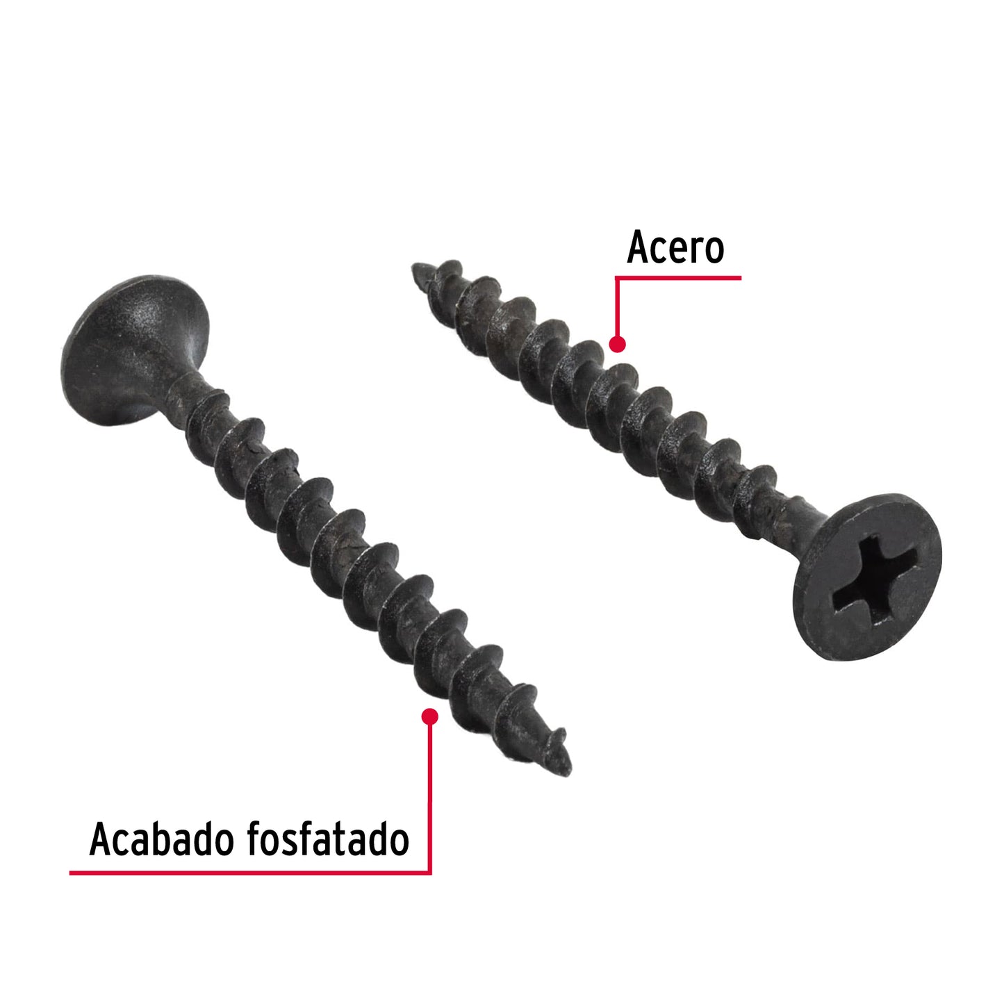Pijas multiusos 6 x 1-1/2", caja con 100 piezas