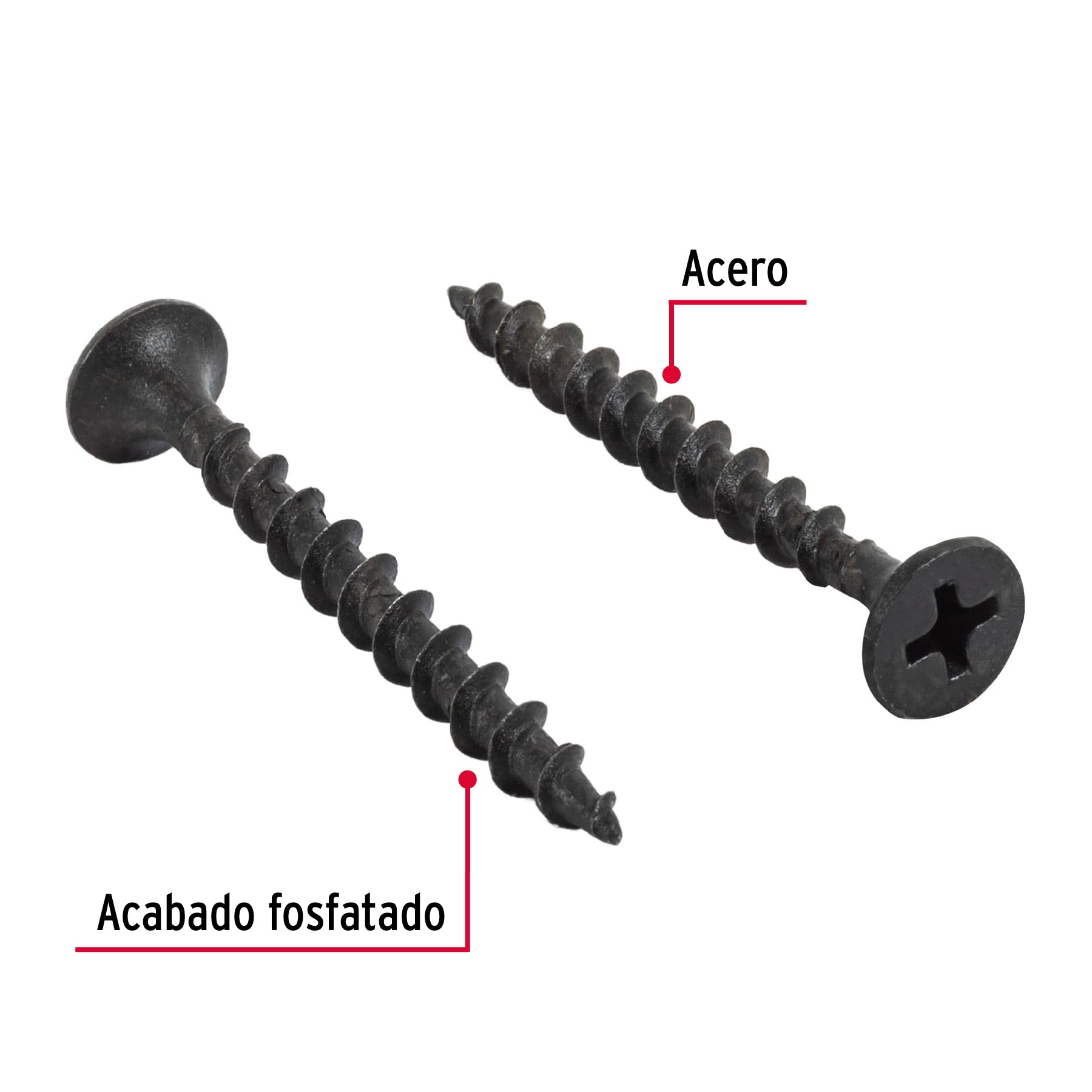 Pijas multiusos 6 x 1-1/2", caja con 100 piezas